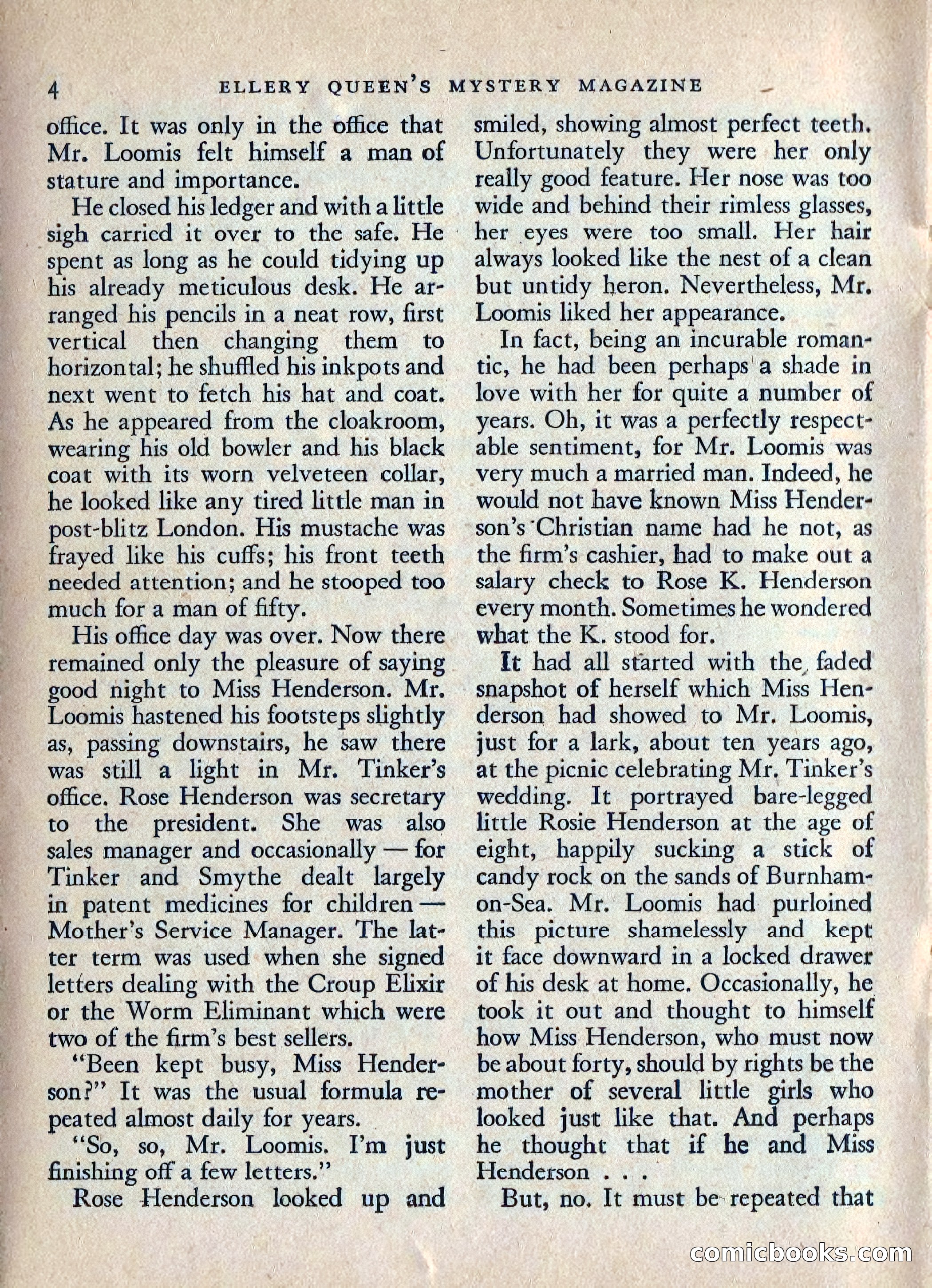 Ellery Queen's Mystery Magazine, July 1949 — page 7 of 150