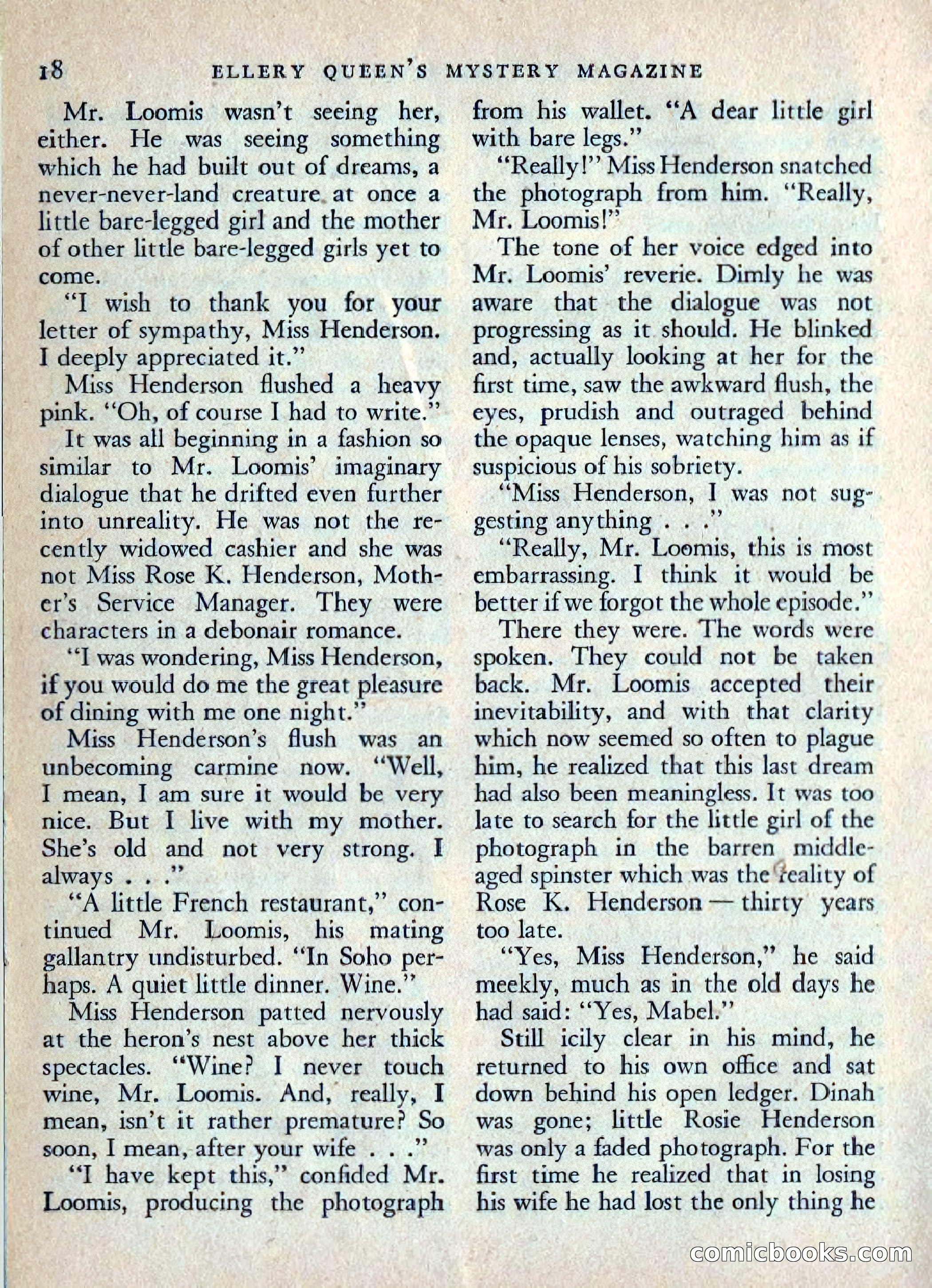 Ellery Queen's Mystery Magazine, July 1949 — page 21 of 150