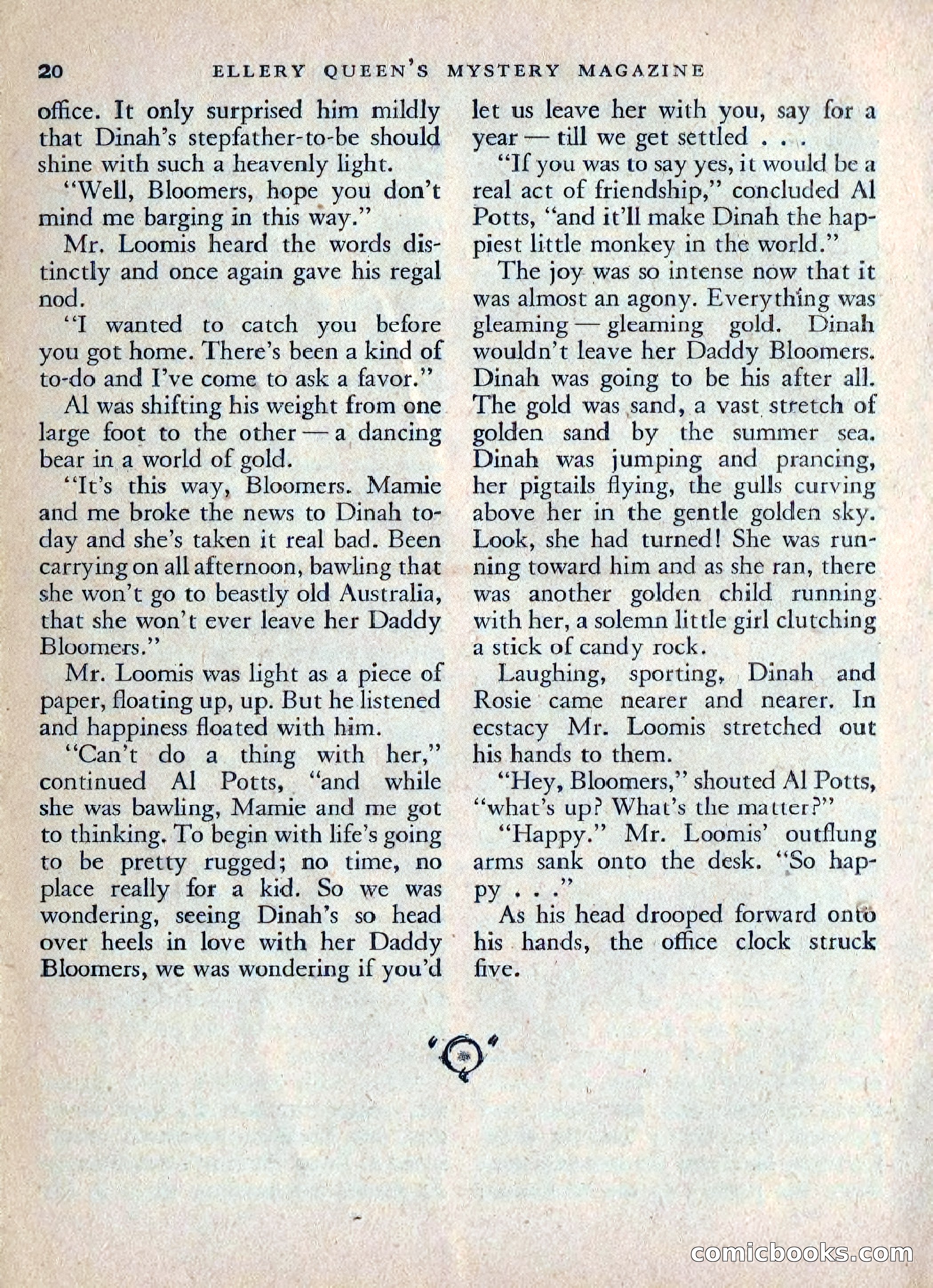 Ellery Queen's Mystery Magazine, July 1949 — page 23 of 150