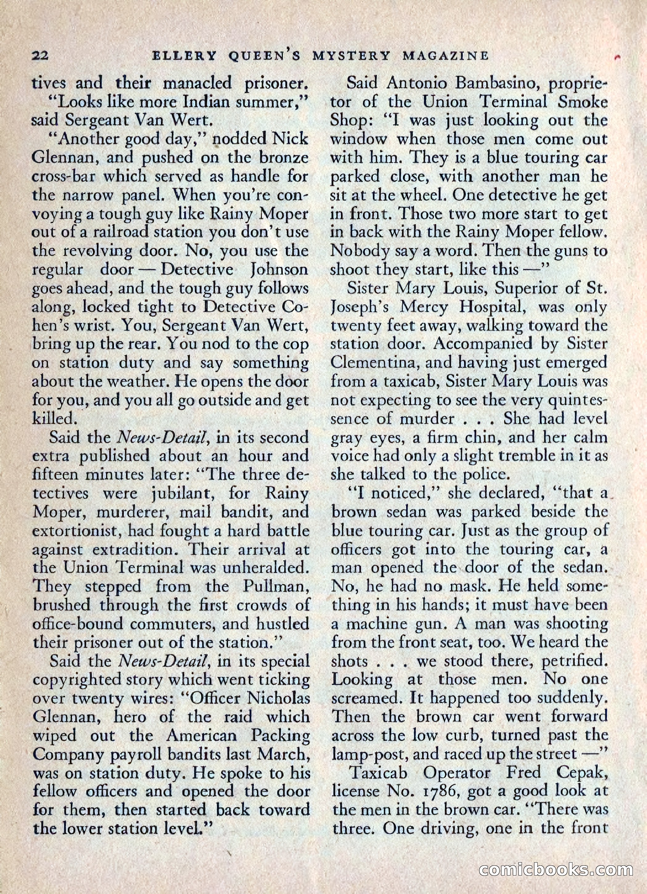 Ellery Queen's Mystery Magazine, July 1949 — page 25 of 150