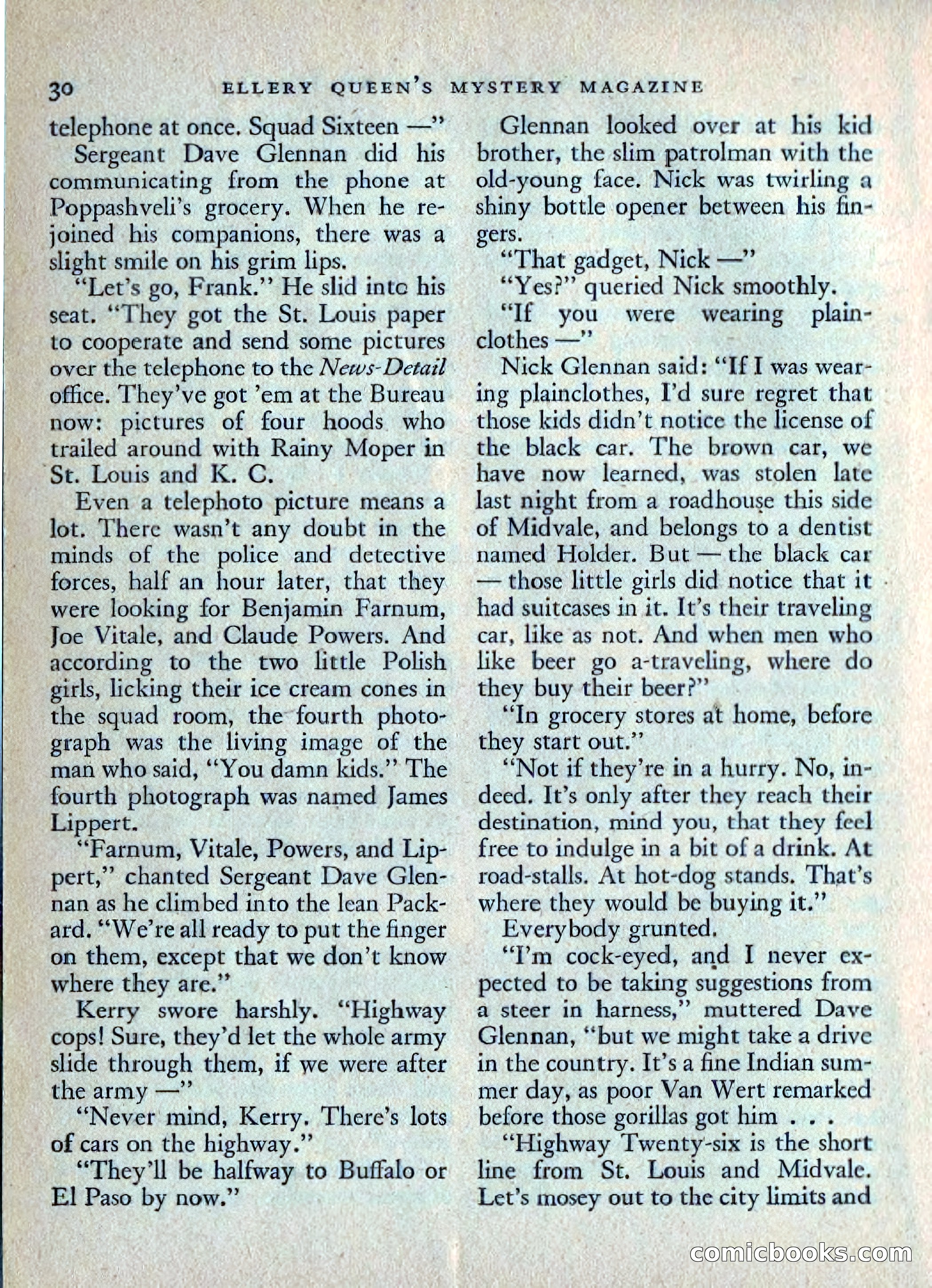 Ellery Queen's Mystery Magazine, July 1949 — page 33 of 150
