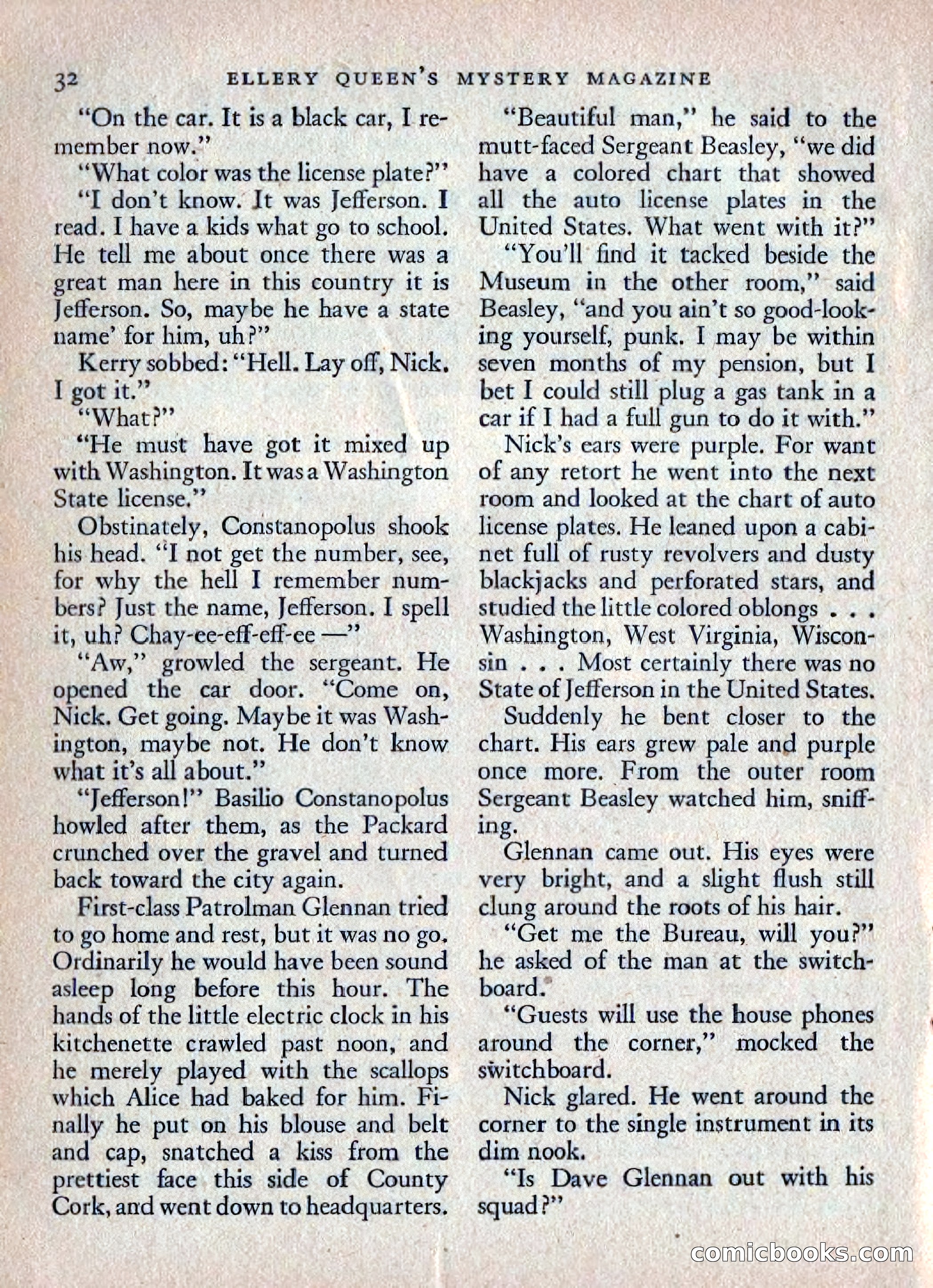 Ellery Queen's Mystery Magazine, July 1949 — page 35 of 150