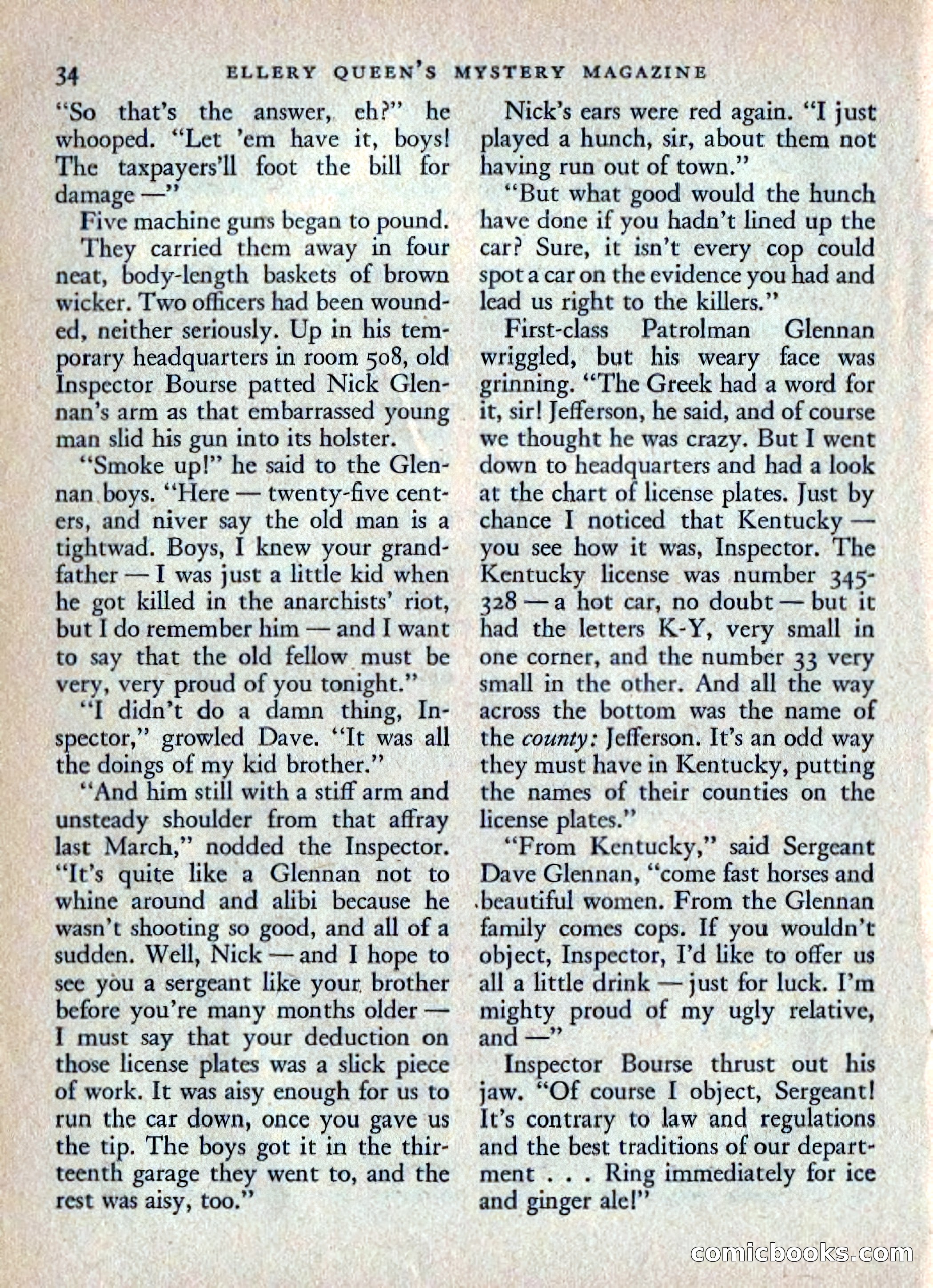 Ellery Queen's Mystery Magazine, July 1949 — page 37 of 150