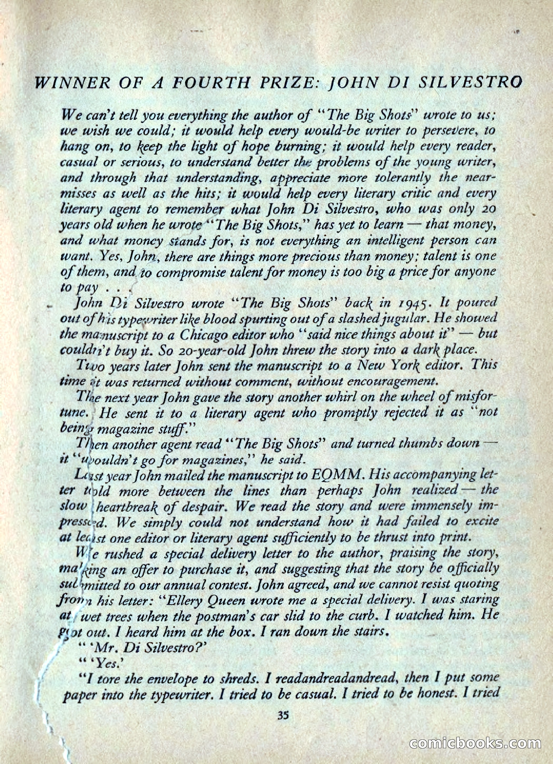 Ellery Queen's Mystery Magazine, July 1949 — page 38 of 150