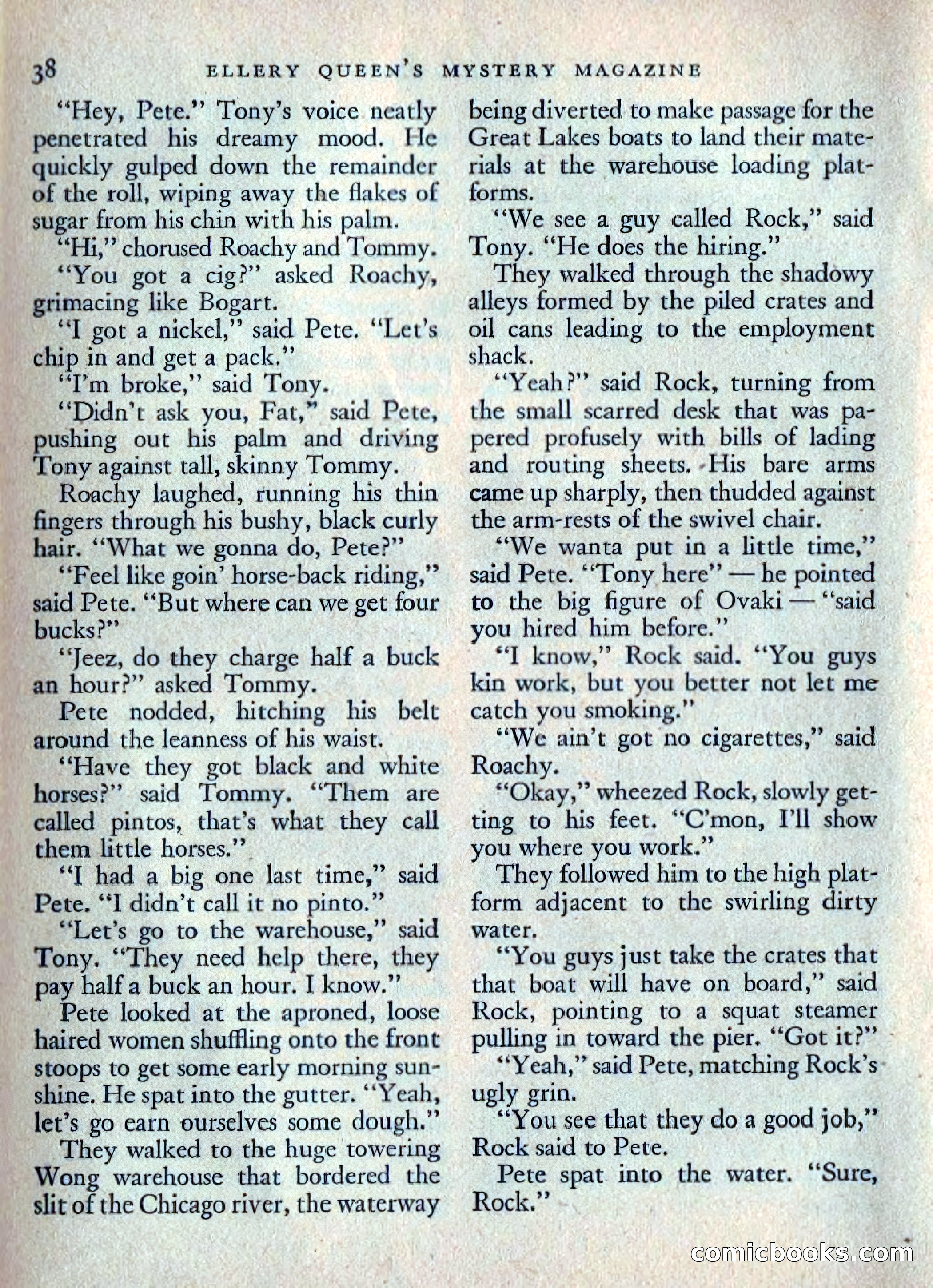 Ellery Queen's Mystery Magazine, July 1949 — page 41 of 150