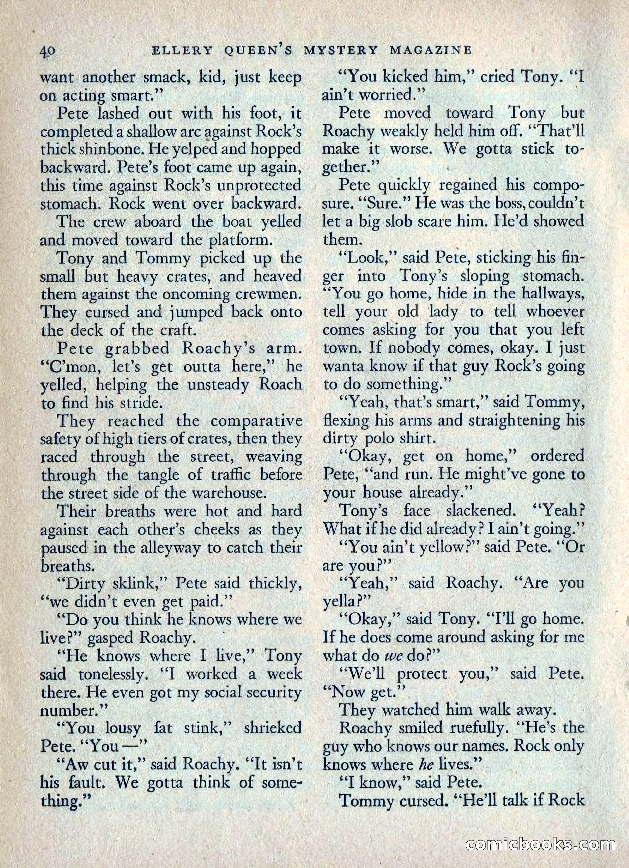 Ellery Queen's Mystery Magazine, July 1949 — page 43 of 150