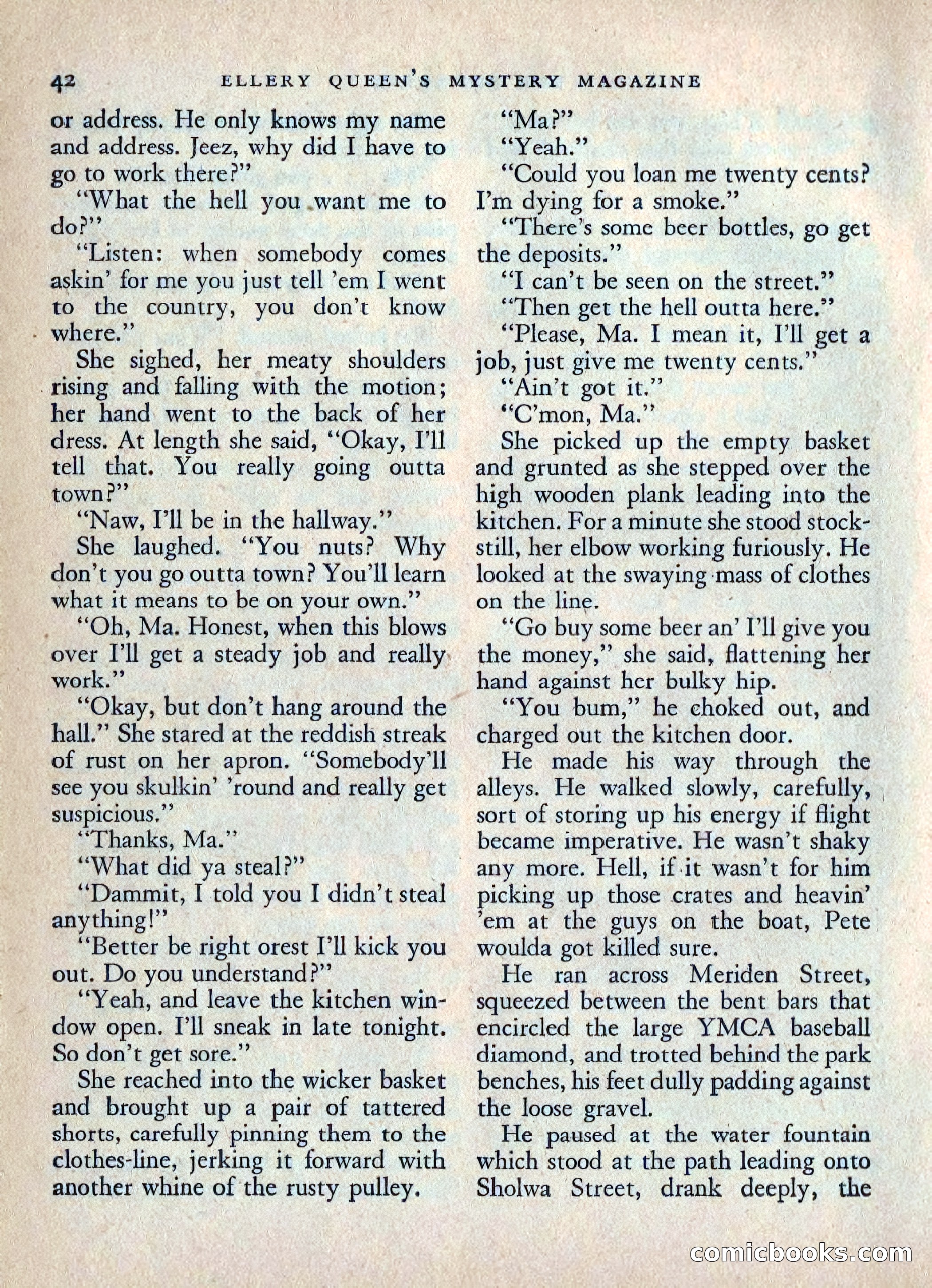 Ellery Queen's Mystery Magazine, July 1949 — page 45 of 150