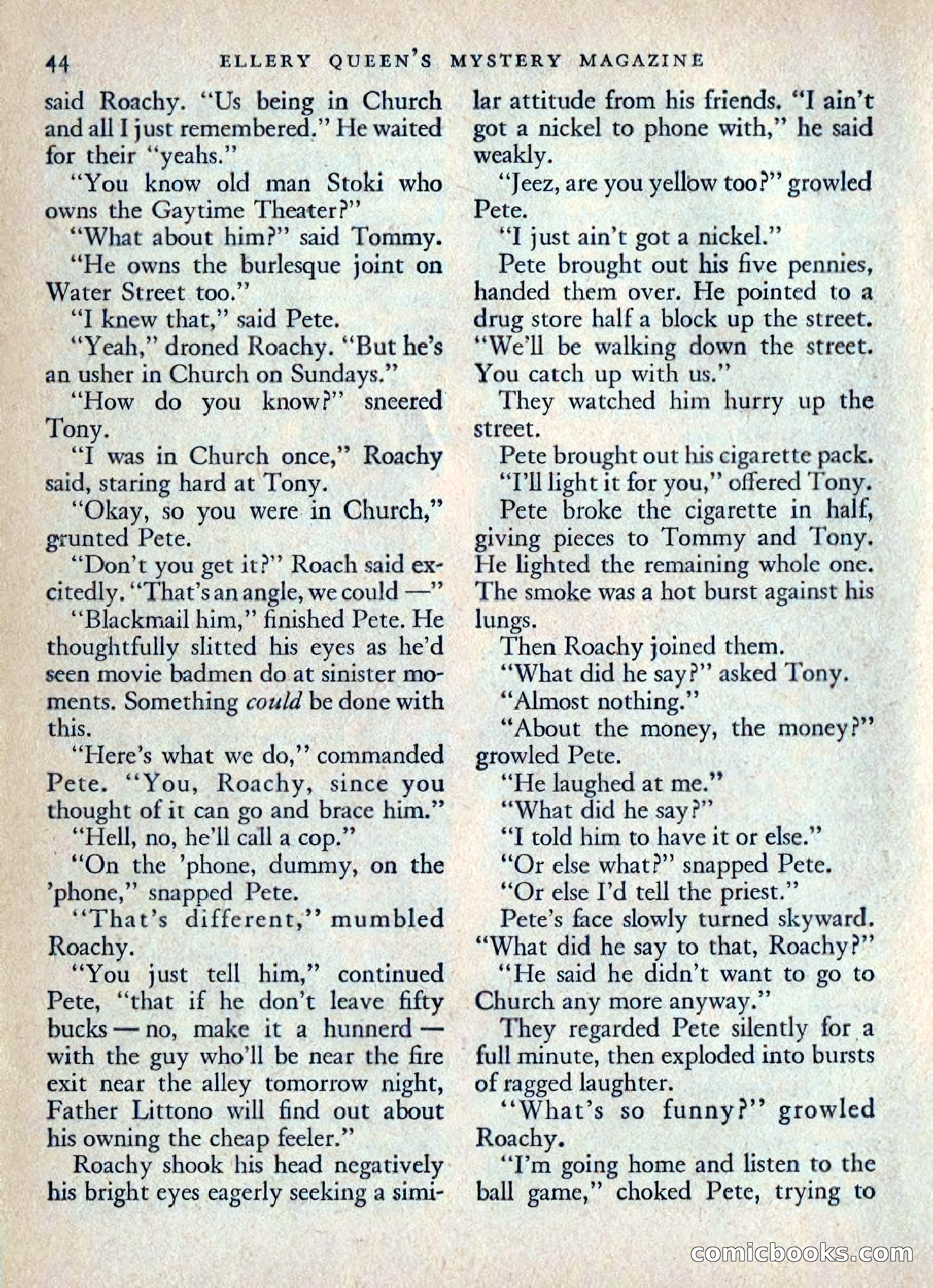 Ellery Queen's Mystery Magazine, July 1949 — page 47 of 150