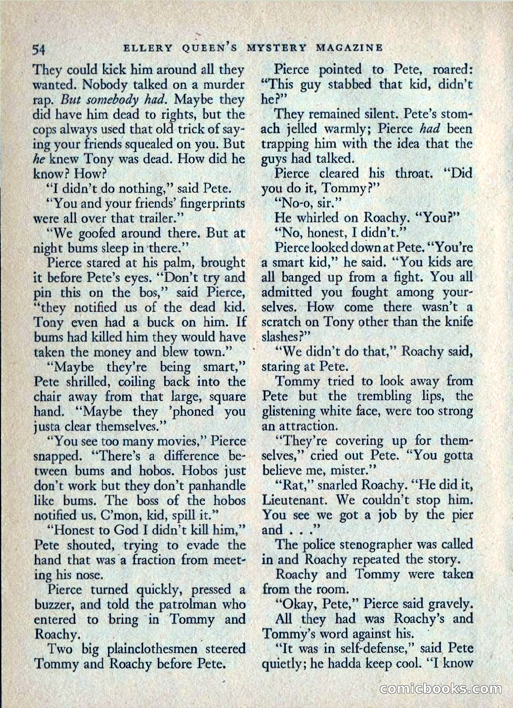 Ellery Queen's Mystery Magazine, July 1949 — page 57 of 150
