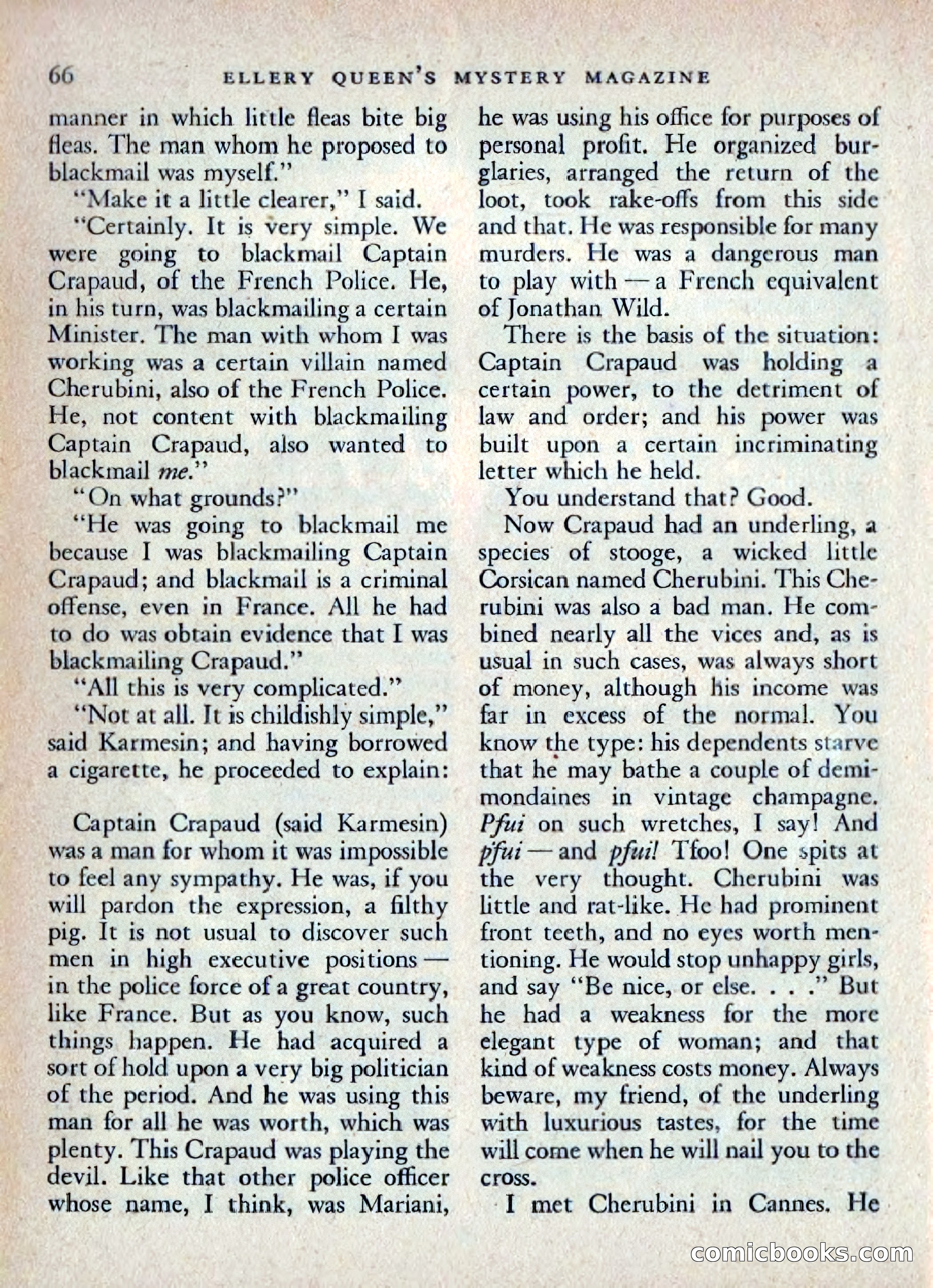 Ellery Queen's Mystery Magazine, July 1949 — page 69 of 150