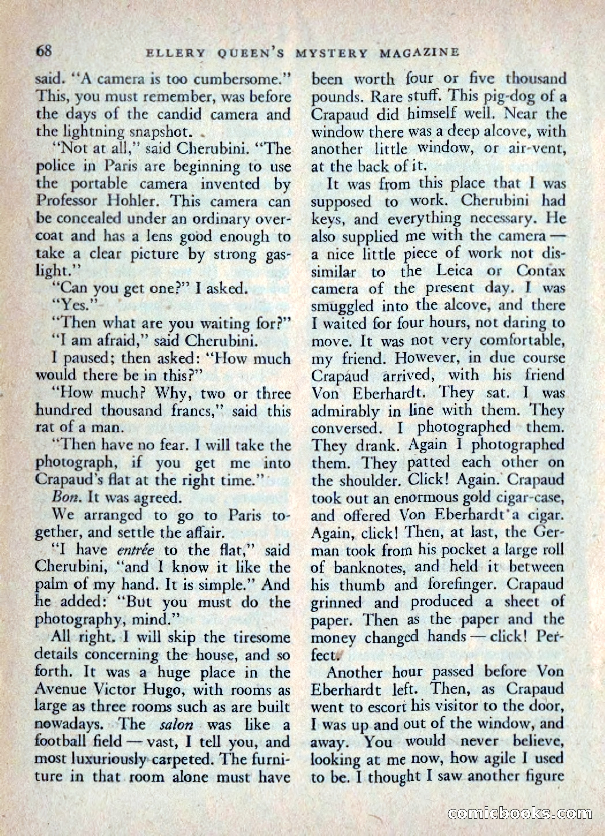 Ellery Queen's Mystery Magazine, July 1949 — page 71 of 150