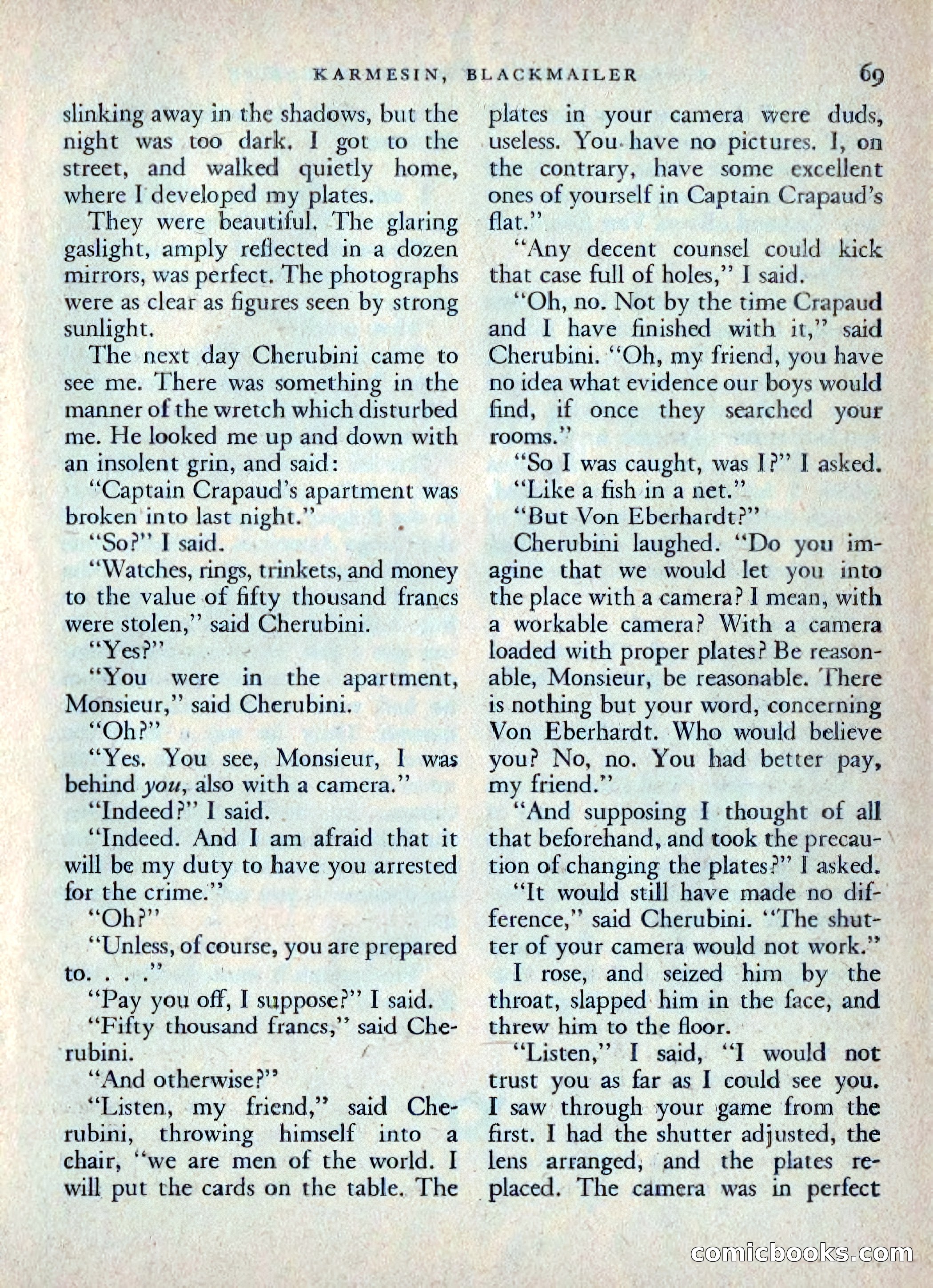 Ellery Queen's Mystery Magazine, July 1949 — page 72 of 150