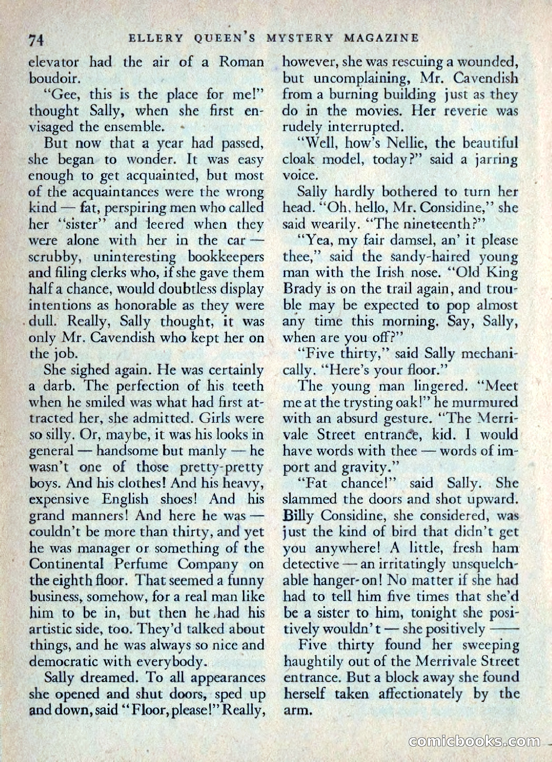 Ellery Queen's Mystery Magazine, July 1949 — page 77 of 150
