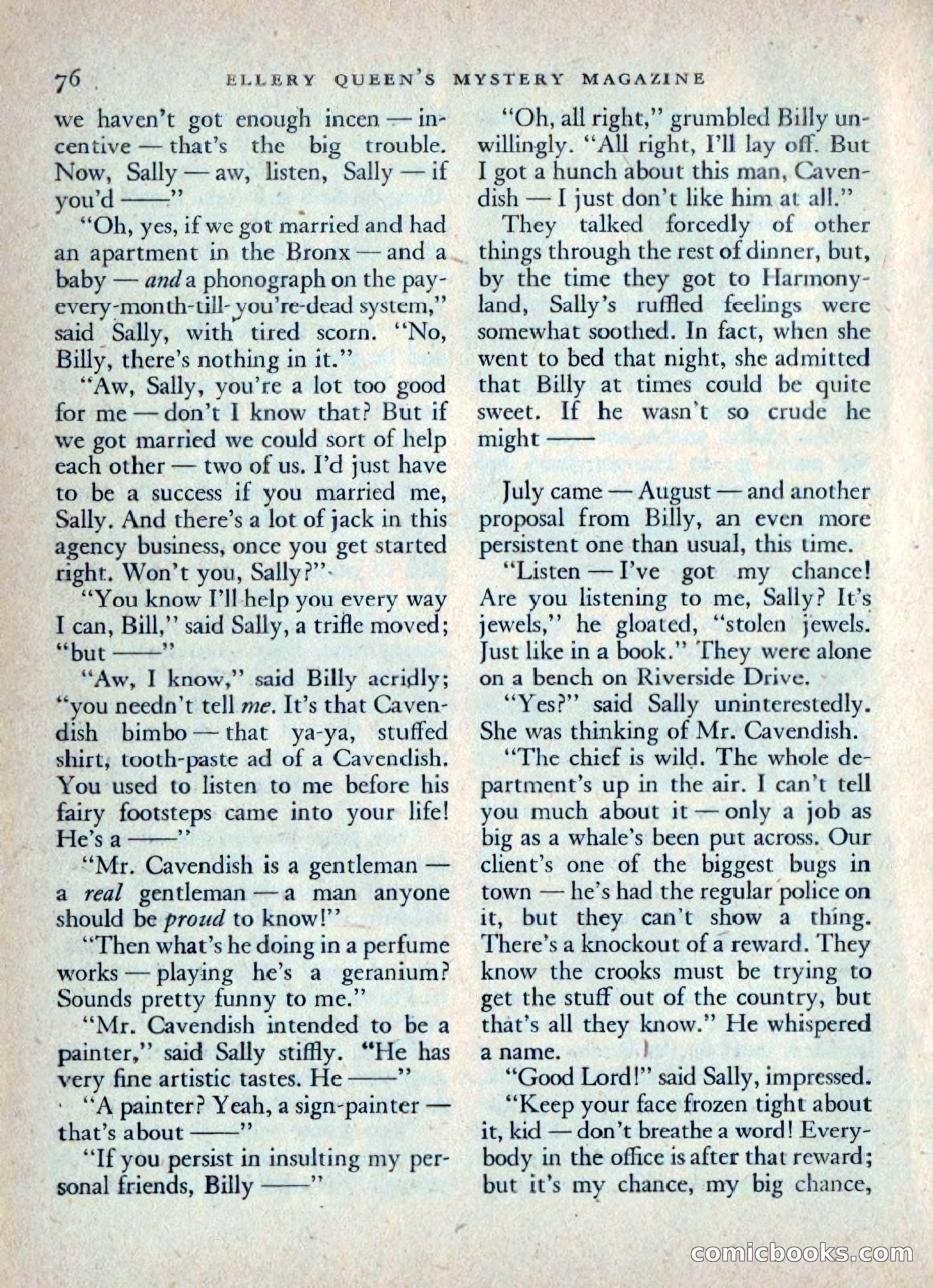 Ellery Queen's Mystery Magazine, July 1949 — page 79 of 150