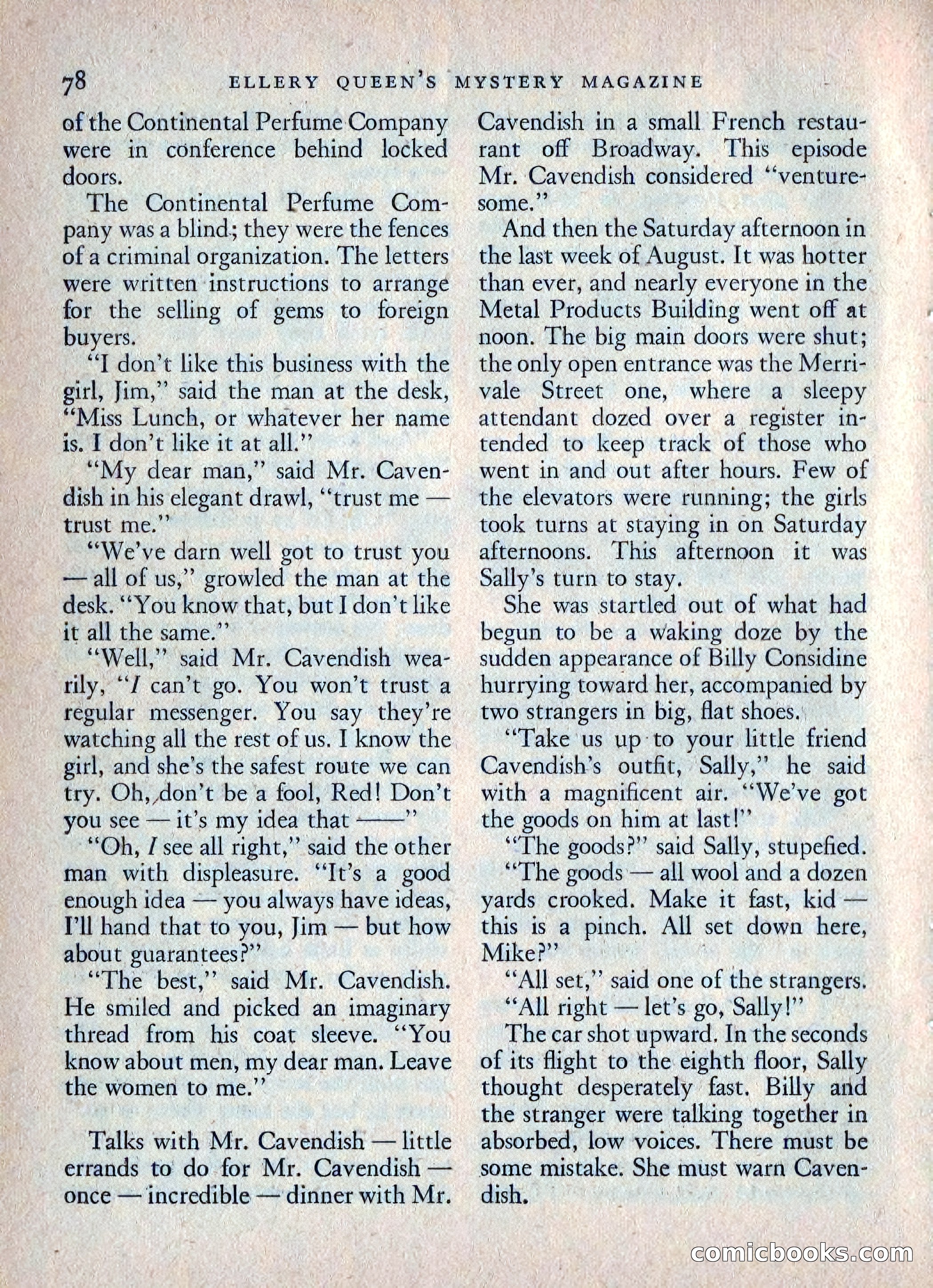 Ellery Queen's Mystery Magazine, July 1949 — page 81 of 150