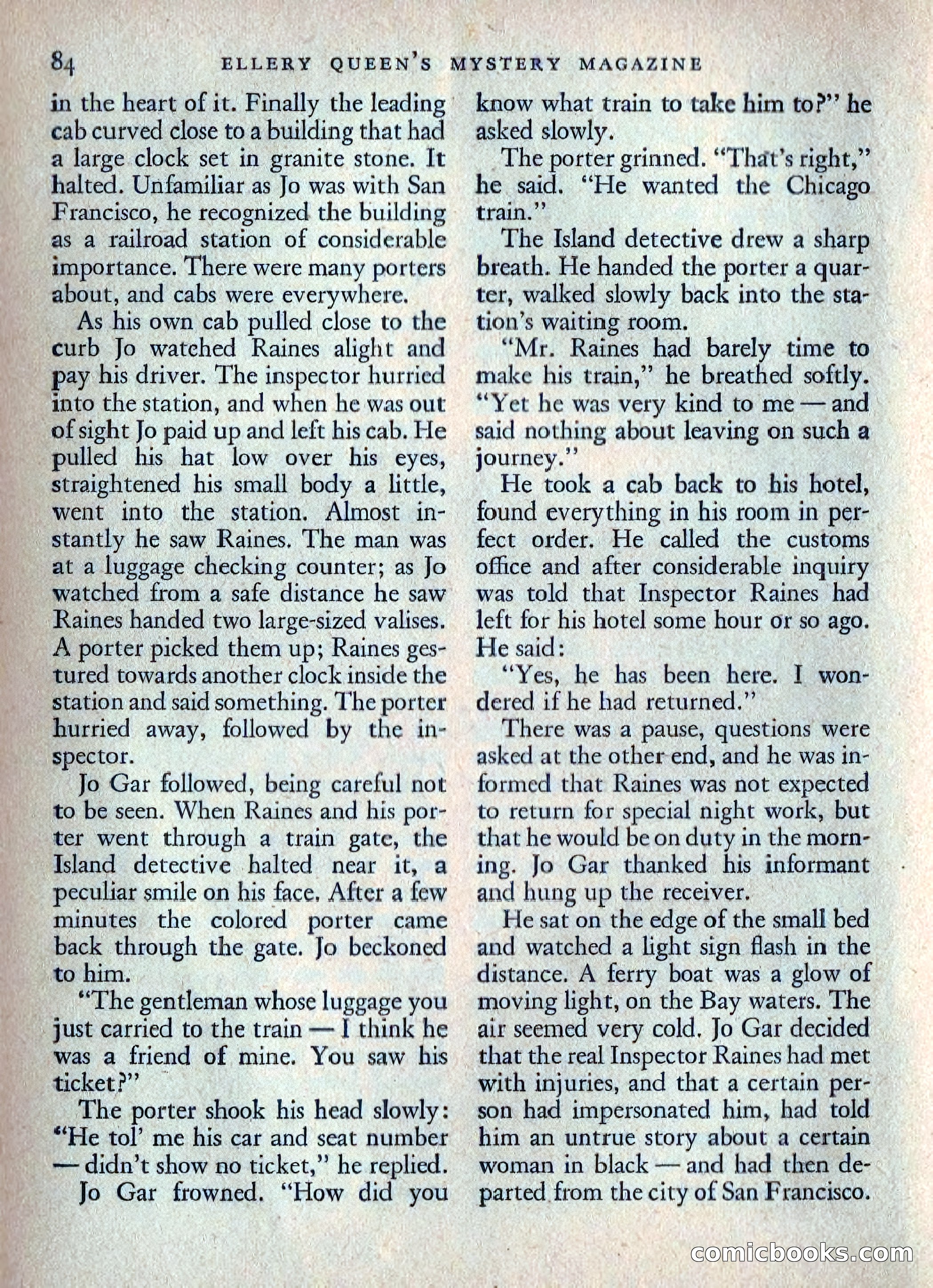 Ellery Queen's Mystery Magazine, July 1949 — page 87 of 150