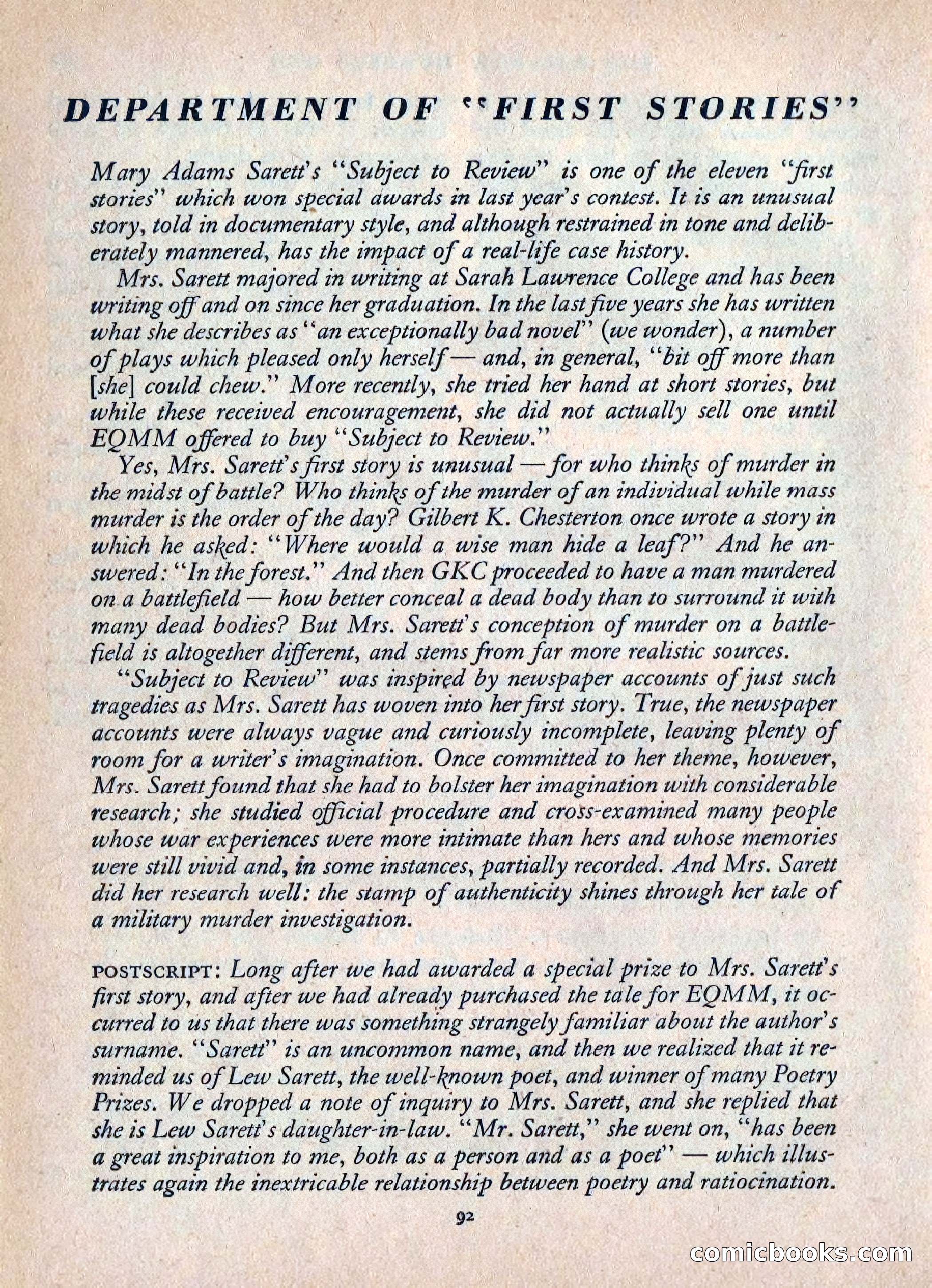 Ellery Queen's Mystery Magazine, July 1949 — page 95 of 150
