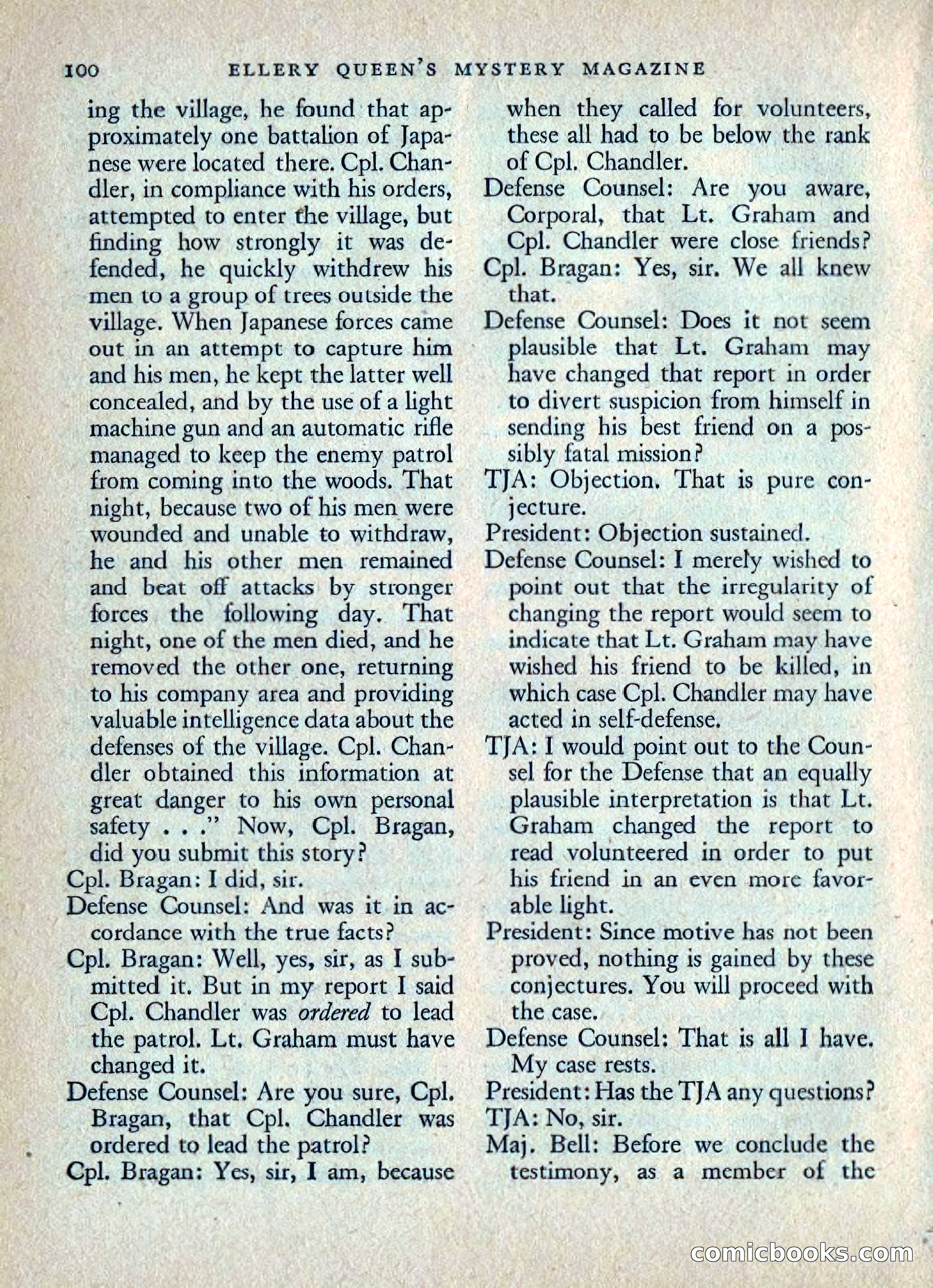 Ellery Queen's Mystery Magazine, July 1949 — page 103 of 150