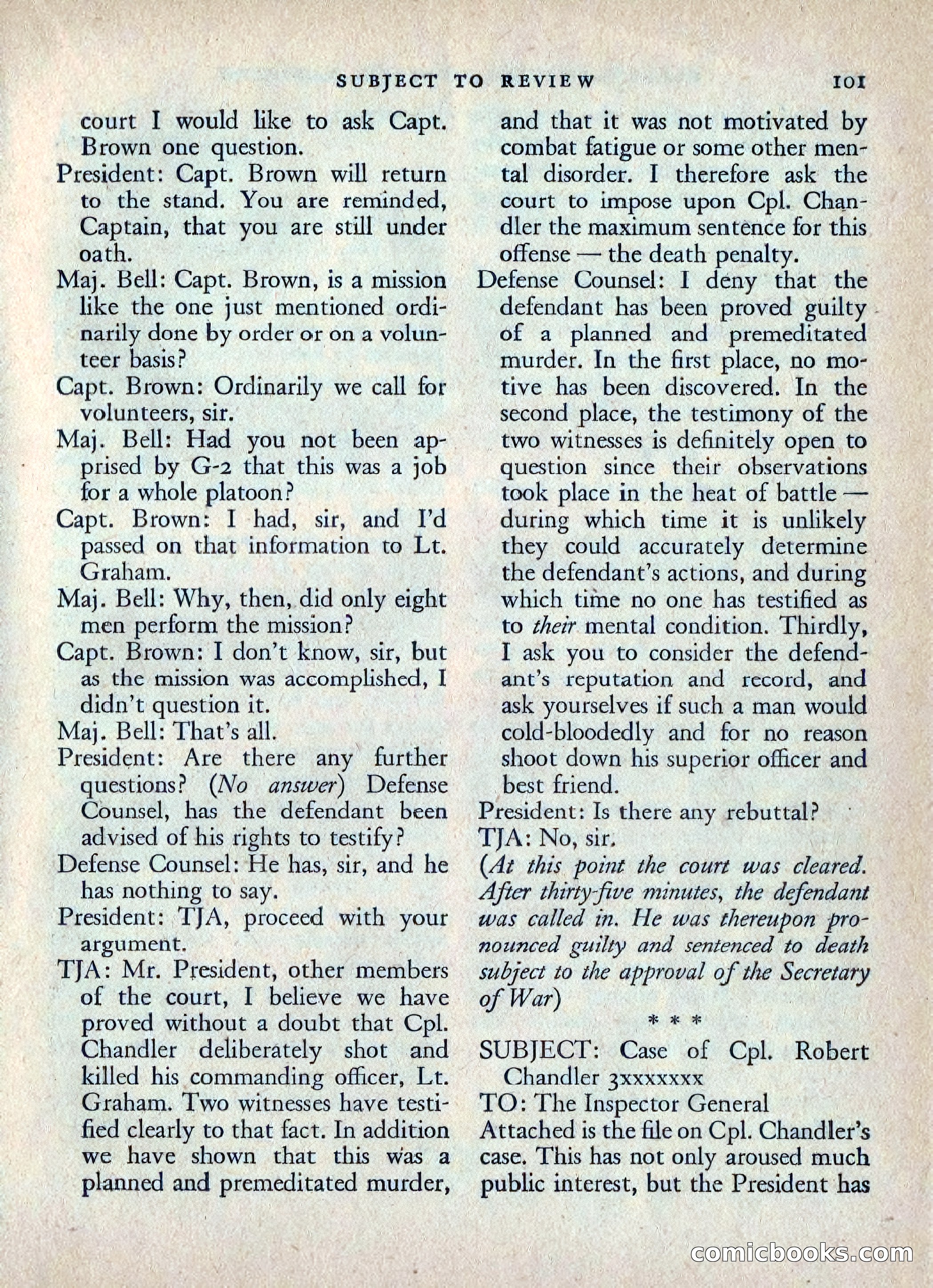 Ellery Queen's Mystery Magazine, July 1949 — page 104 of 150