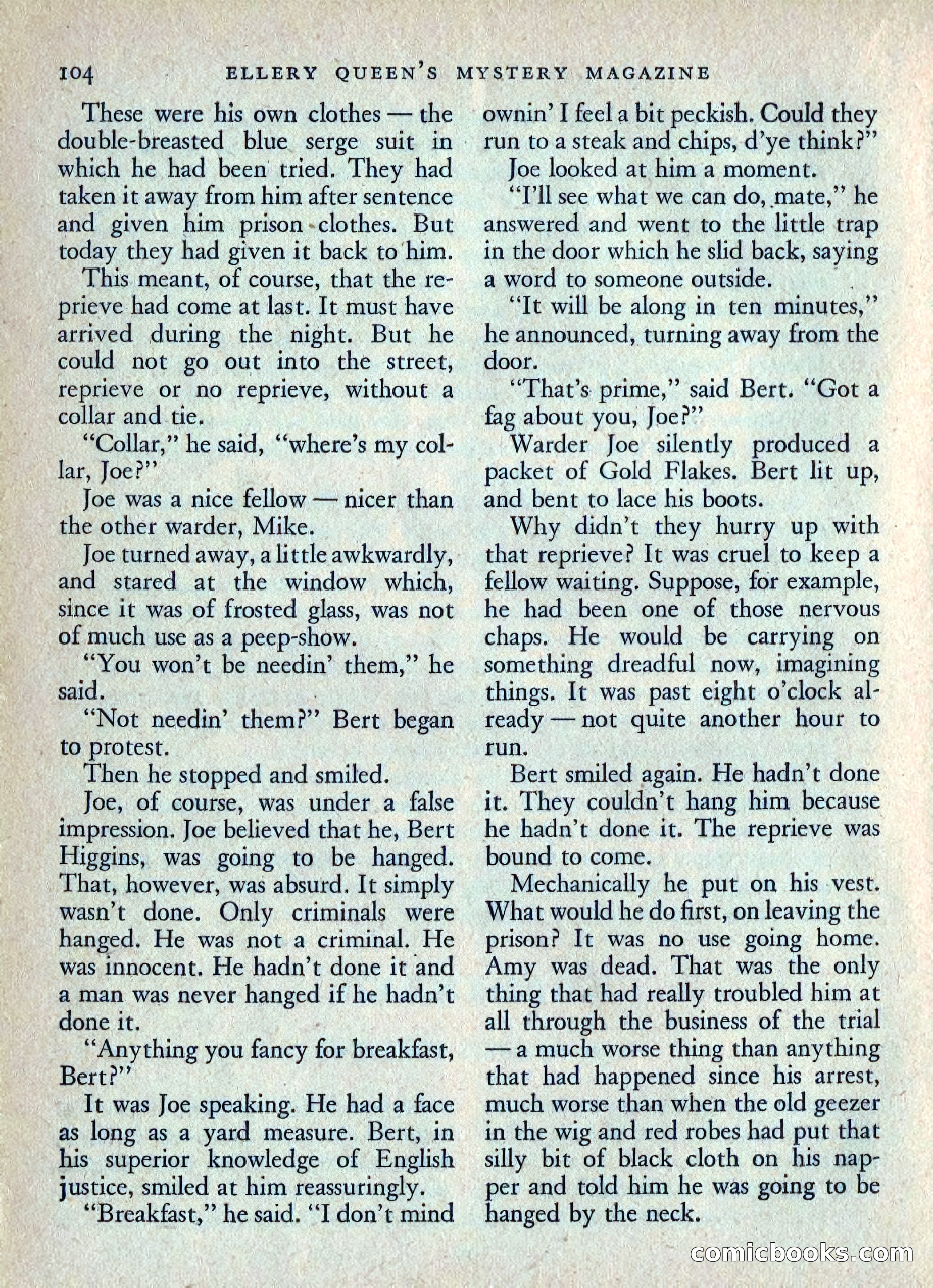 Ellery Queen's Mystery Magazine, July 1949 — page 107 of 150