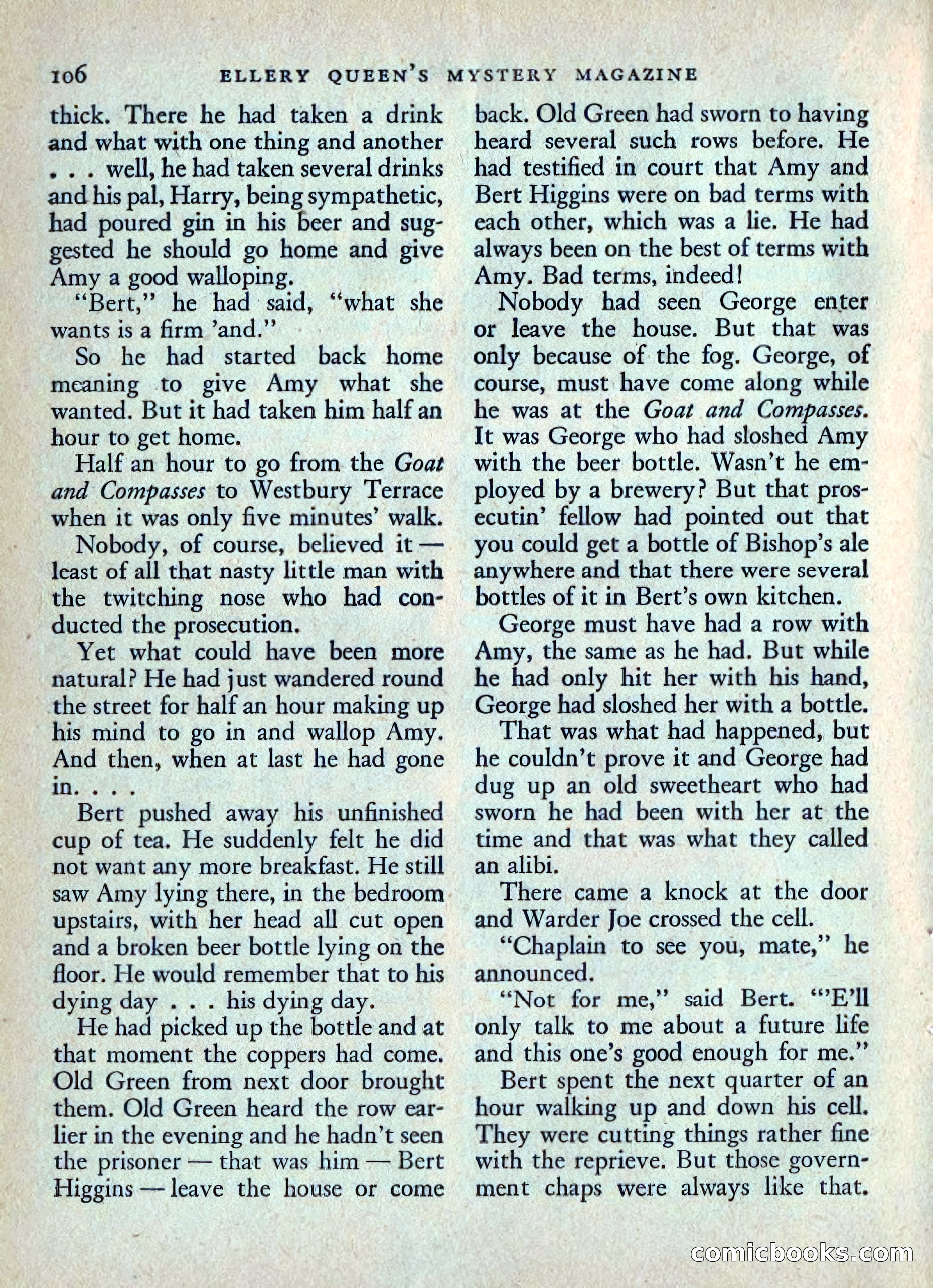 Ellery Queen's Mystery Magazine, July 1949 — page 109 of 150