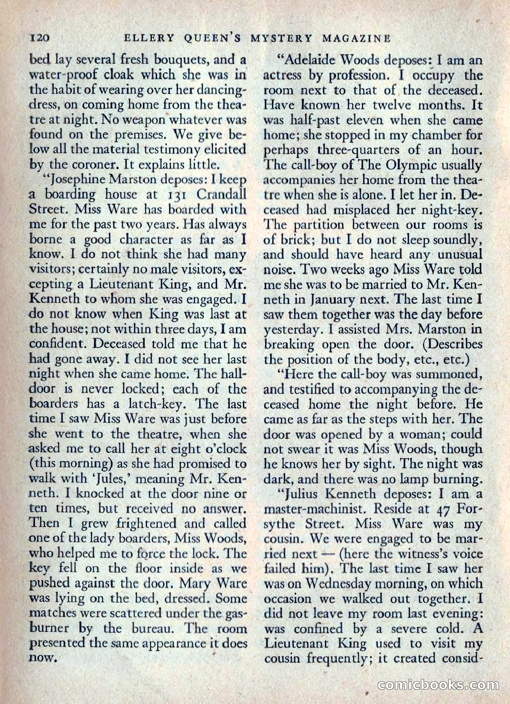 Ellery Queen's Mystery Magazine, July 1949 — page 123 of 150