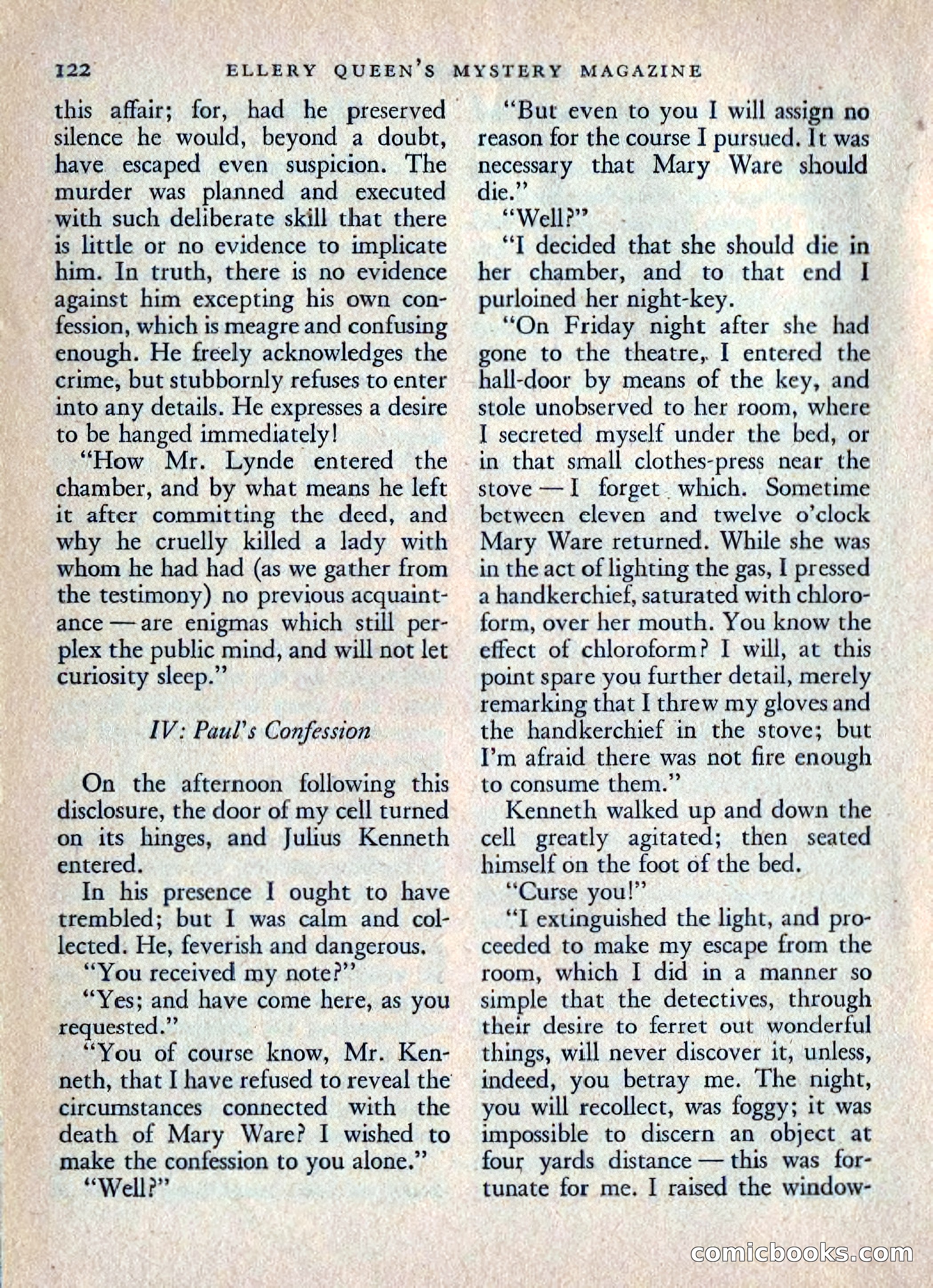 Ellery Queen's Mystery Magazine, July 1949 — page 125 of 150