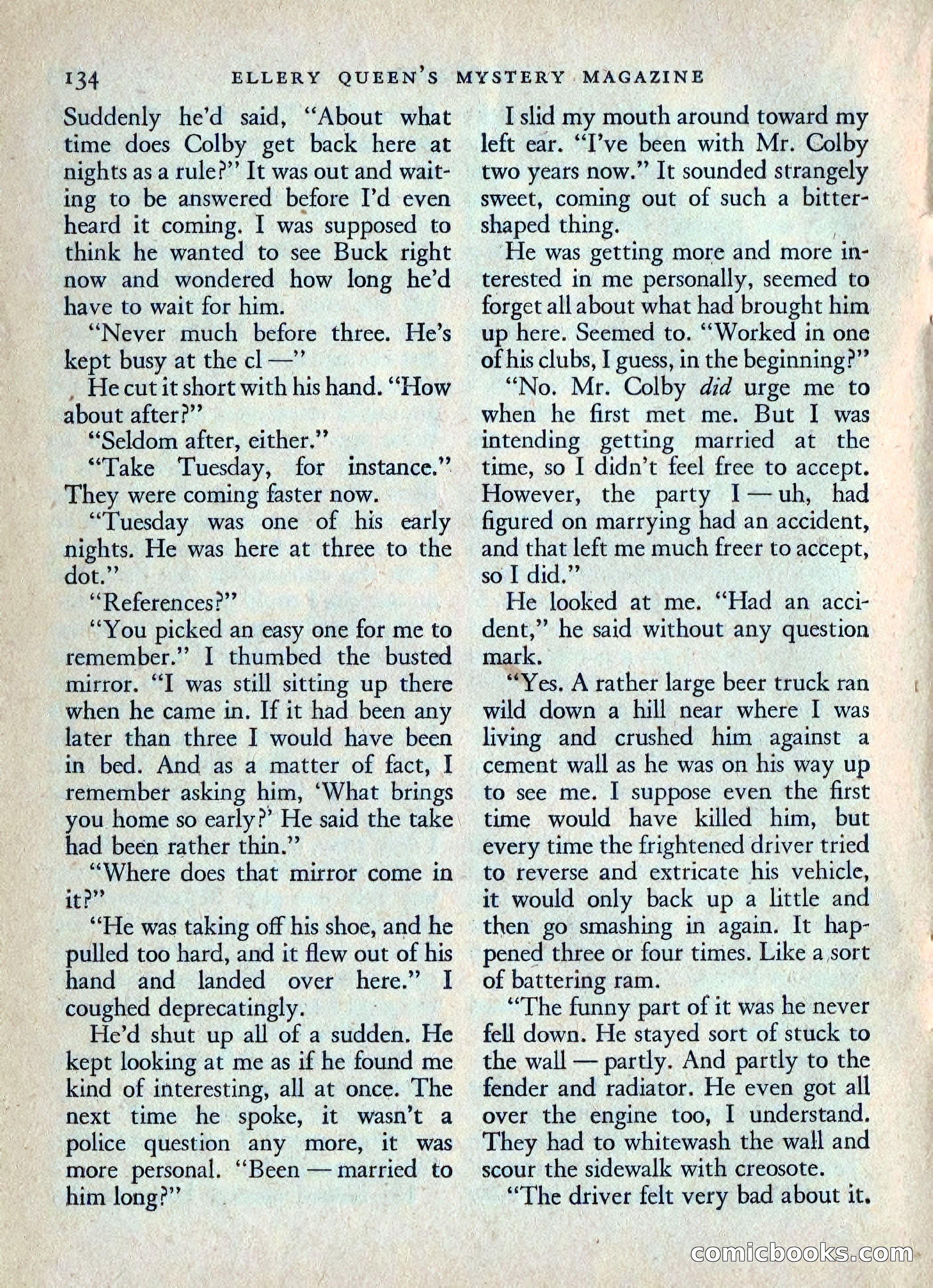 Ellery Queen's Mystery Magazine, July 1949 — page 137 of 150
