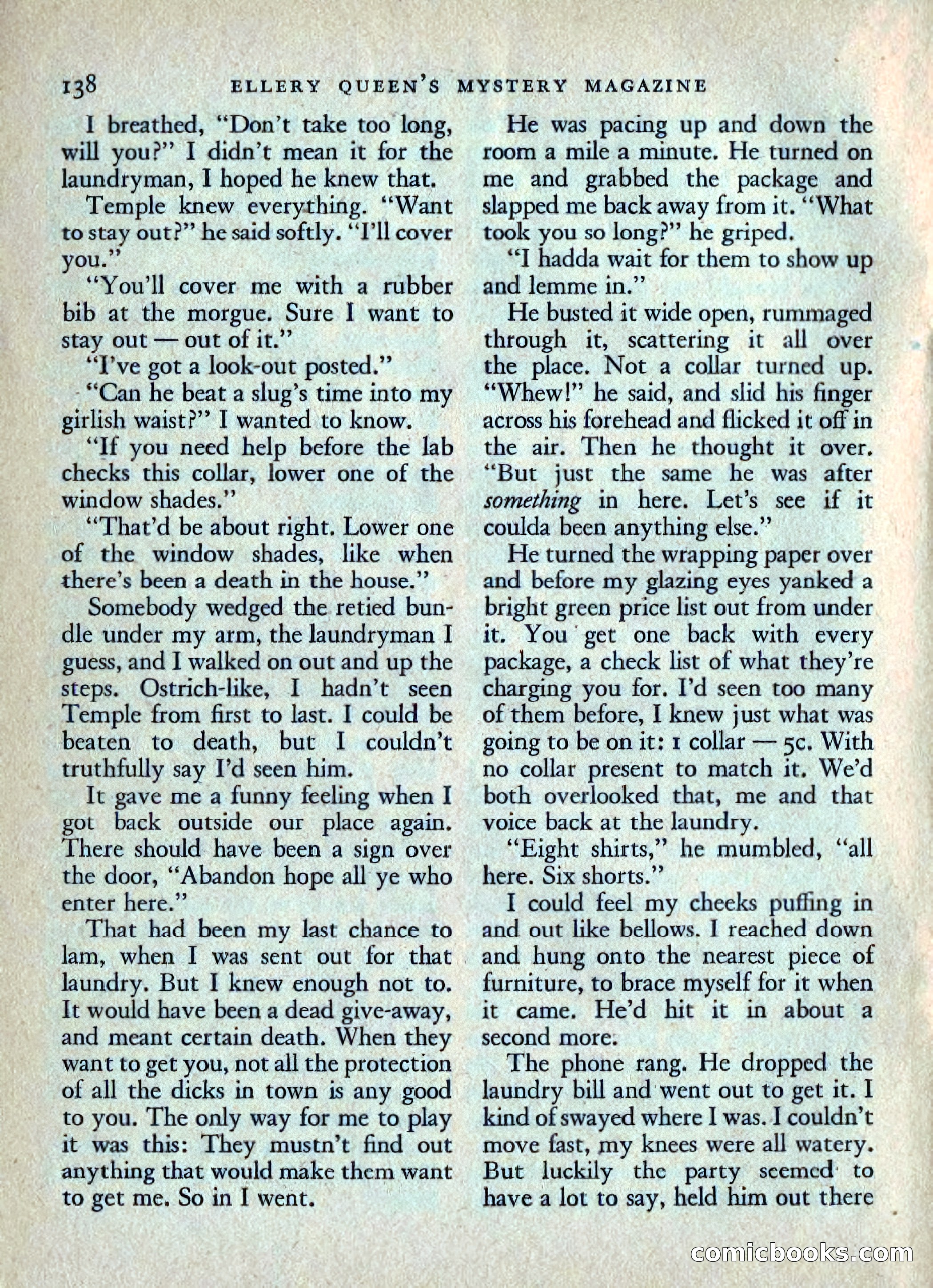 Ellery Queen's Mystery Magazine, July 1949 — page 141 of 150