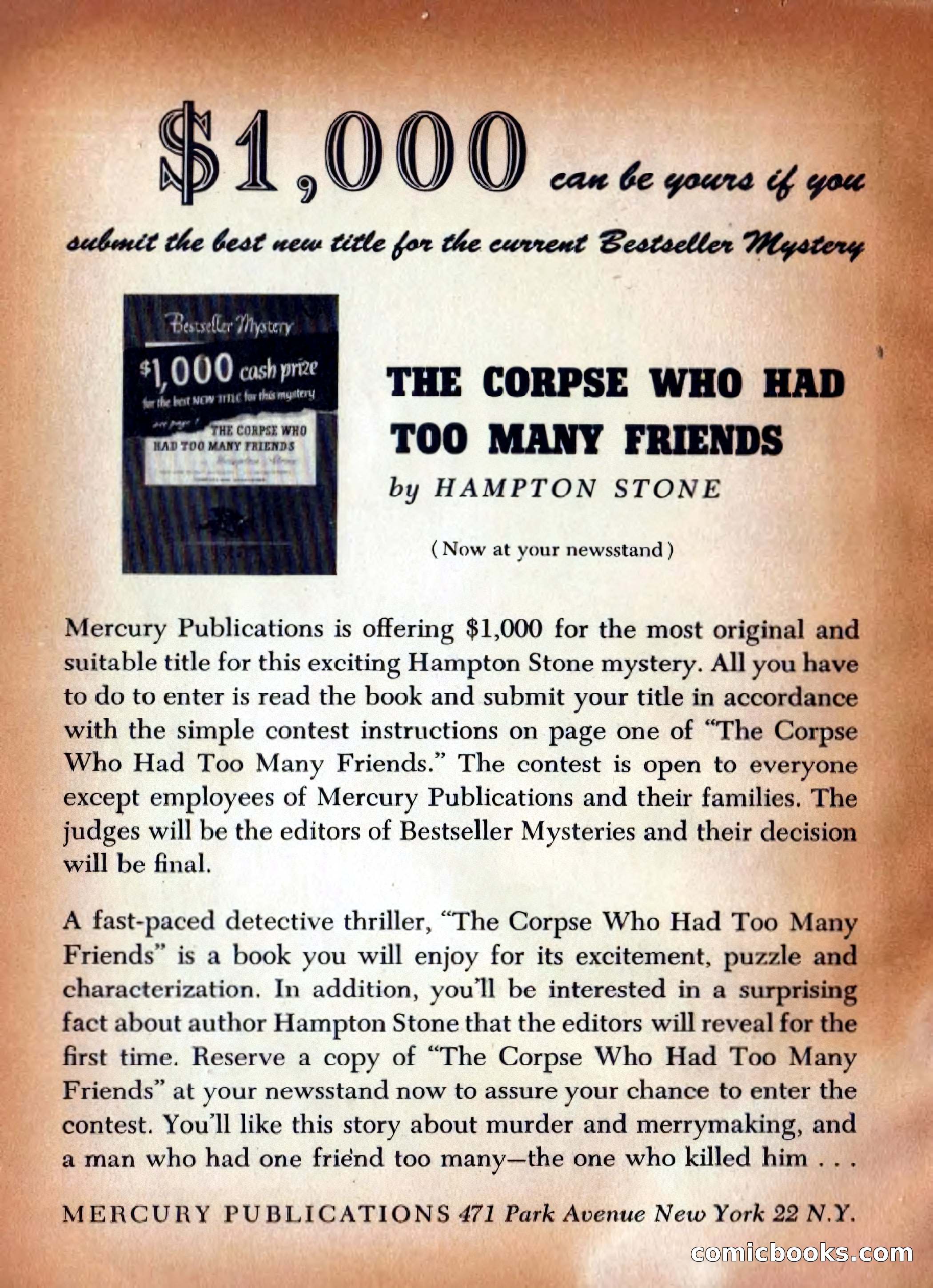 Ellery Queen's Mystery Magazine, October 1954 — page 3 of 149