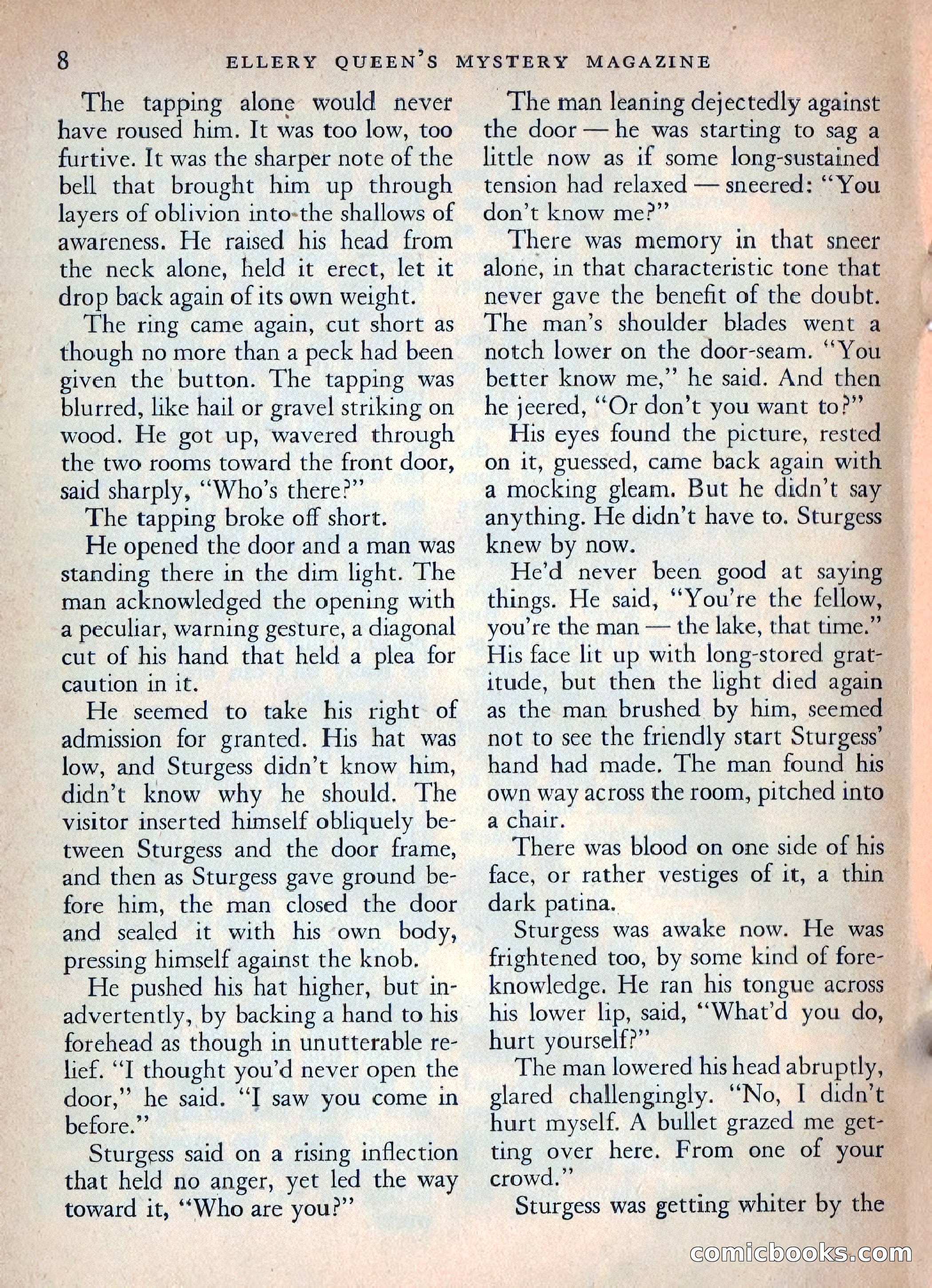 Ellery Queen's Mystery Magazine, October 1954 — page 11 of 149