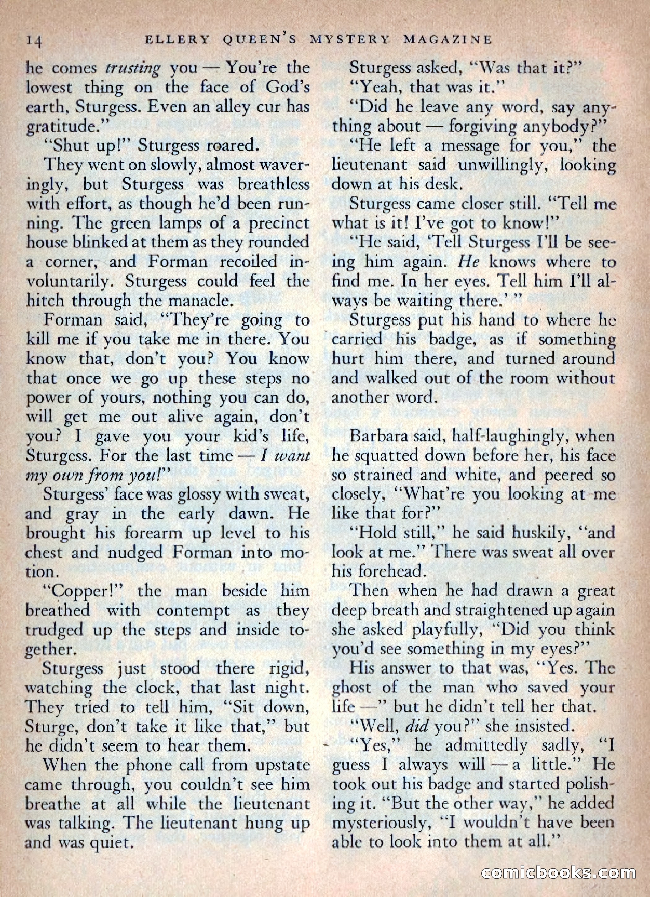 Ellery Queen's Mystery Magazine, October 1954 — page 17 of 149