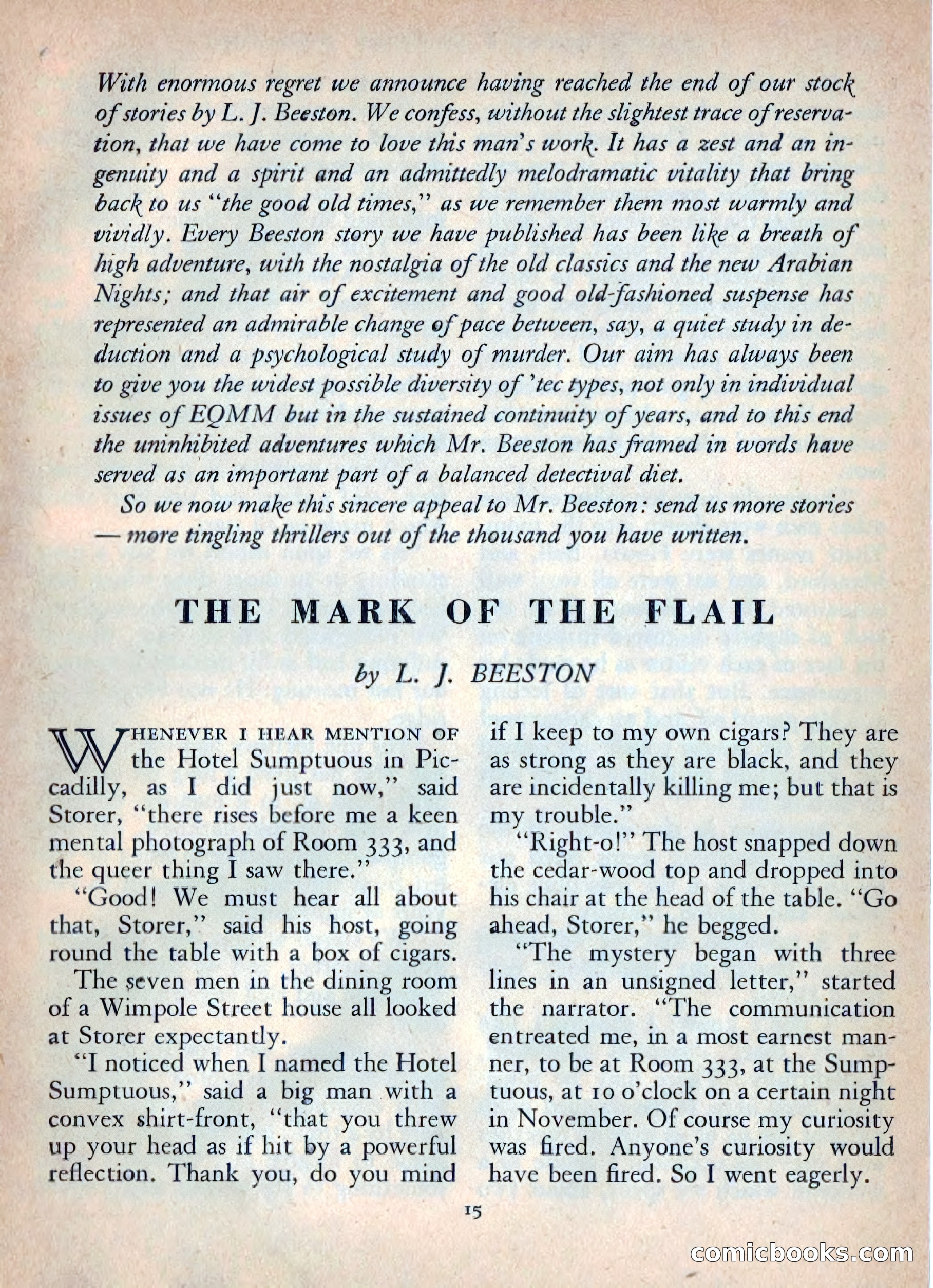 Ellery Queen's Mystery Magazine, October 1954 — page 18 of 149