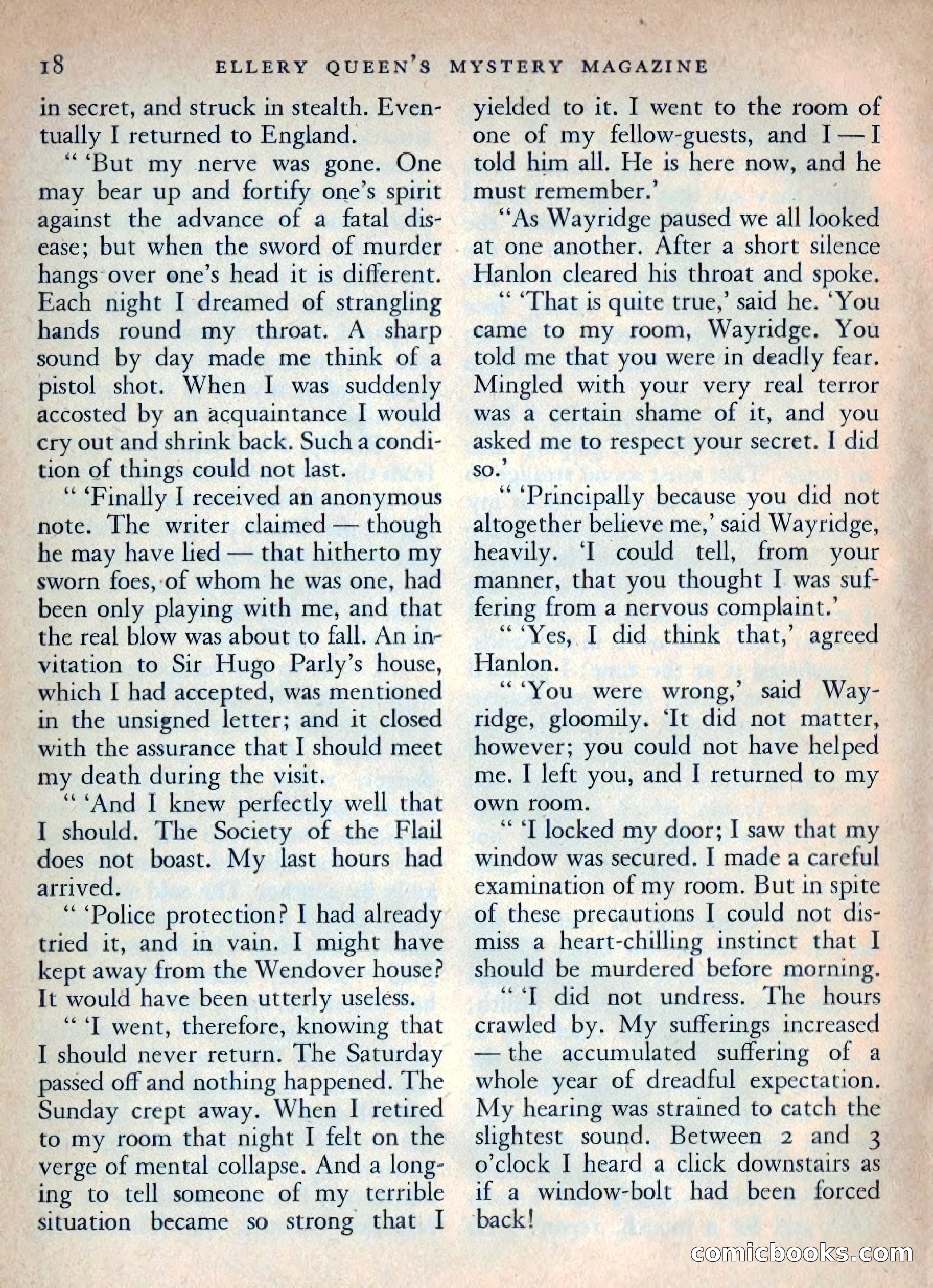 Ellery Queen's Mystery Magazine, October 1954 — page 21 of 149