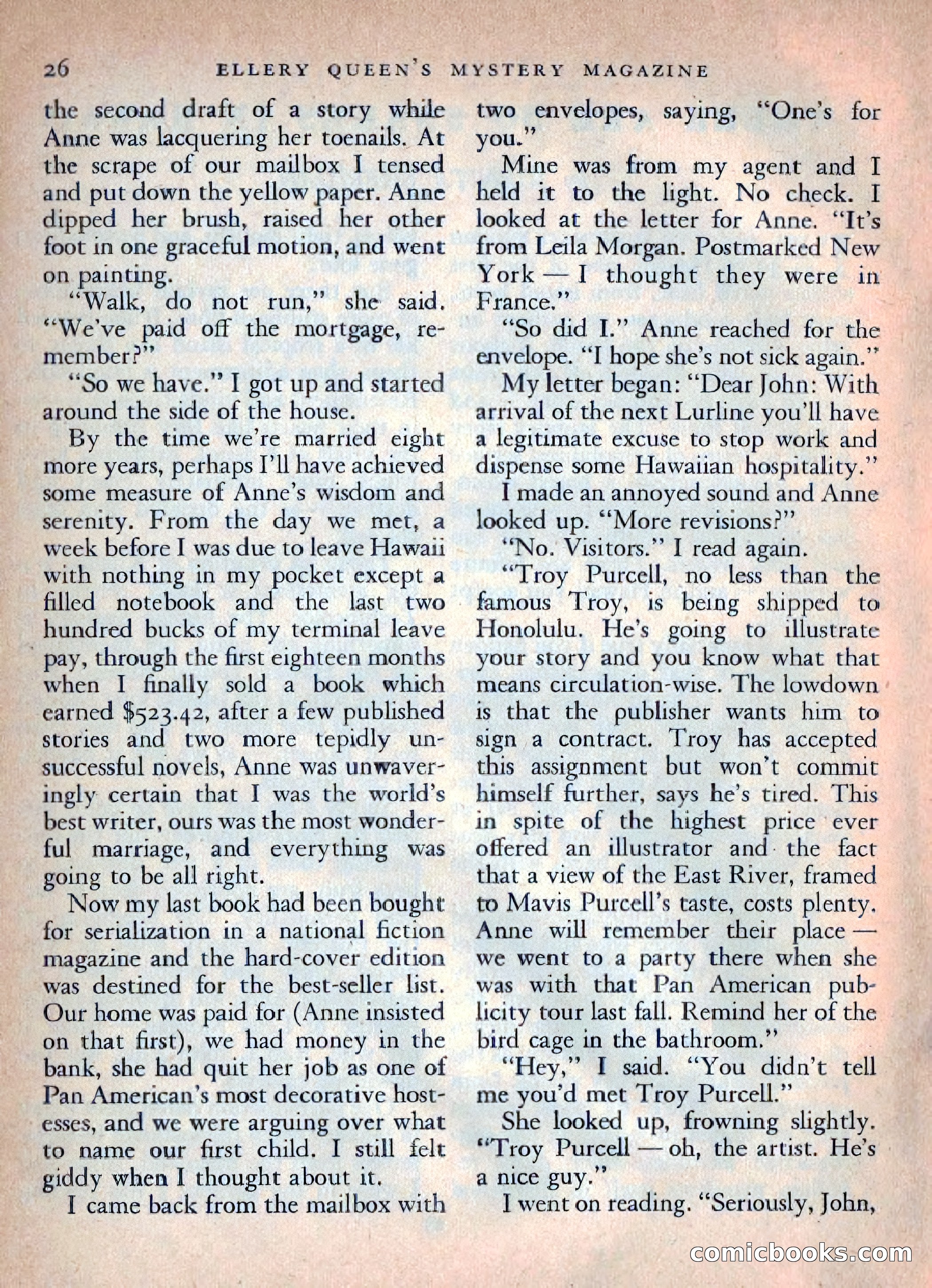 Ellery Queen's Mystery Magazine, October 1954 — page 29 of 149