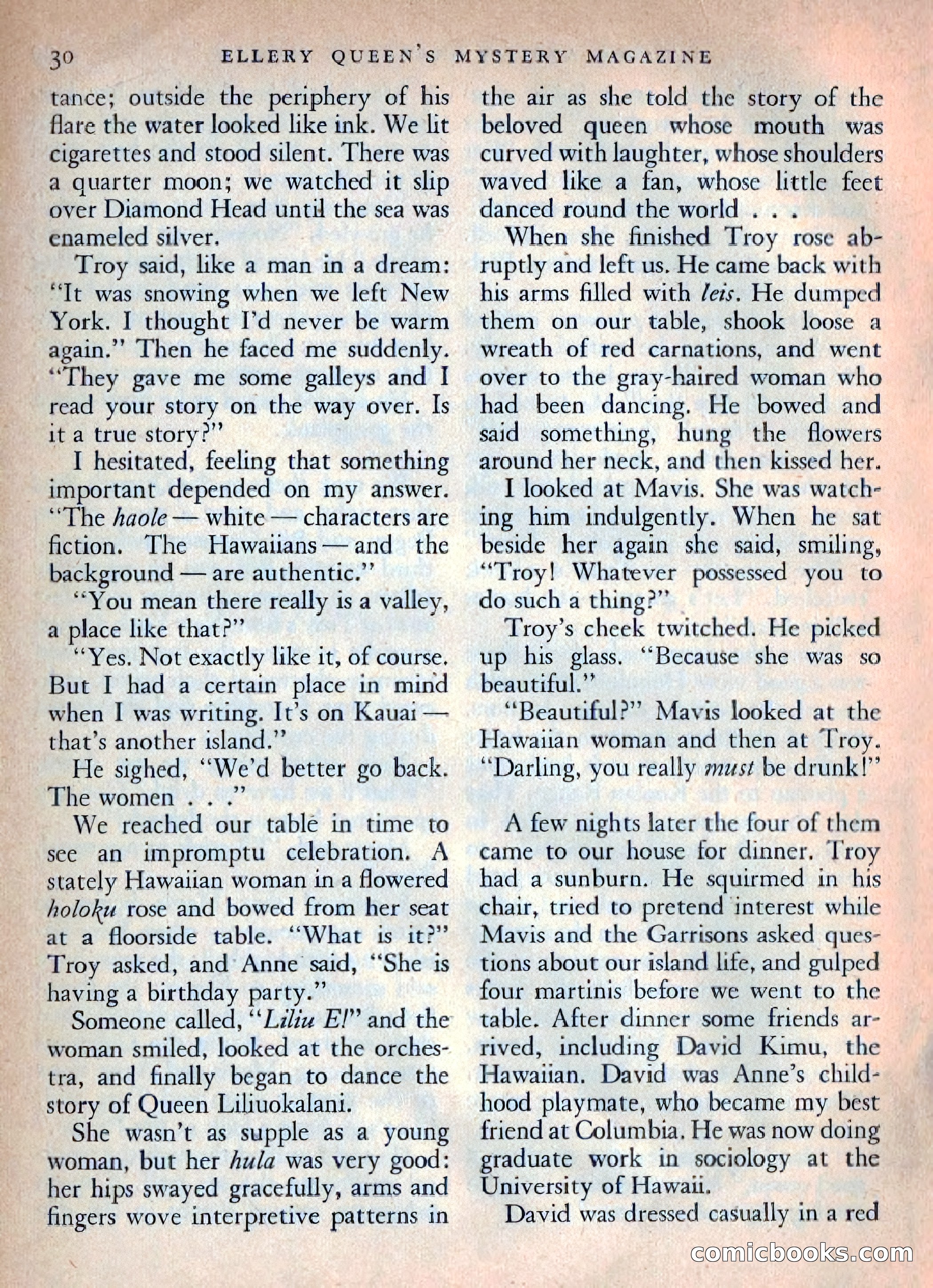 Ellery Queen's Mystery Magazine, October 1954 — page 33 of 149
