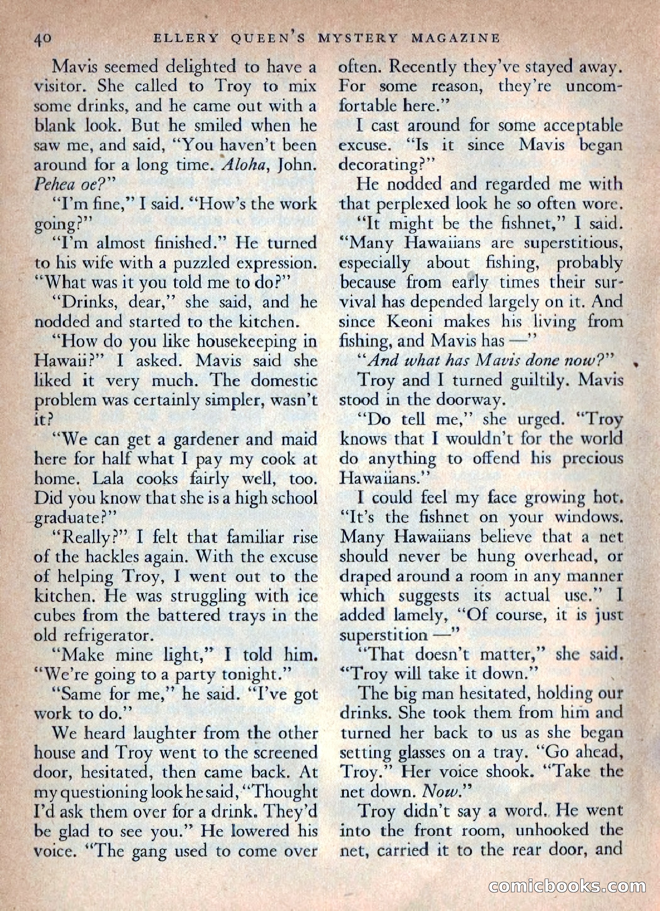 Ellery Queen's Mystery Magazine, October 1954 — page 43 of 149