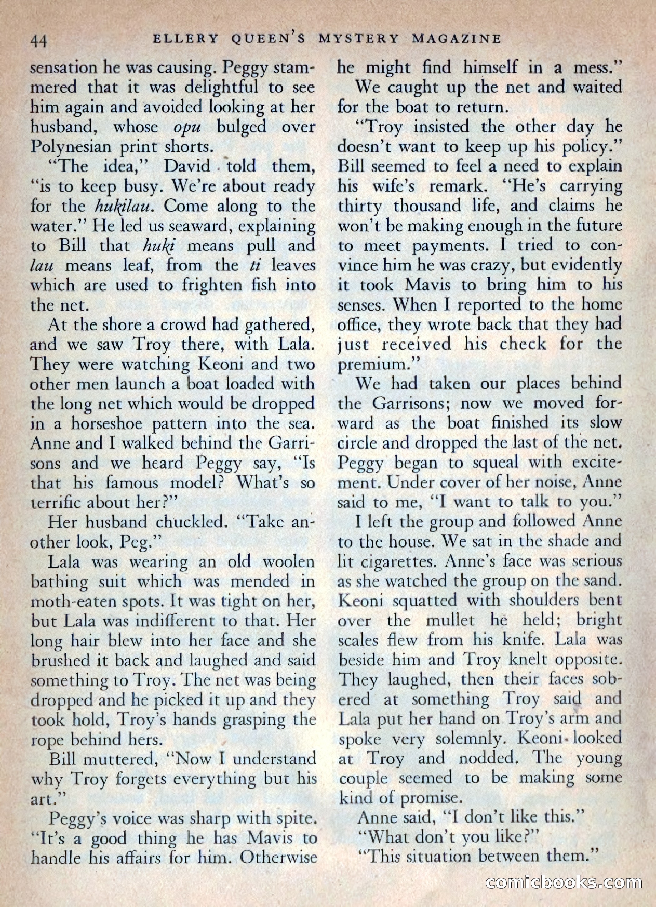Ellery Queen's Mystery Magazine, October 1954 — page 47 of 149