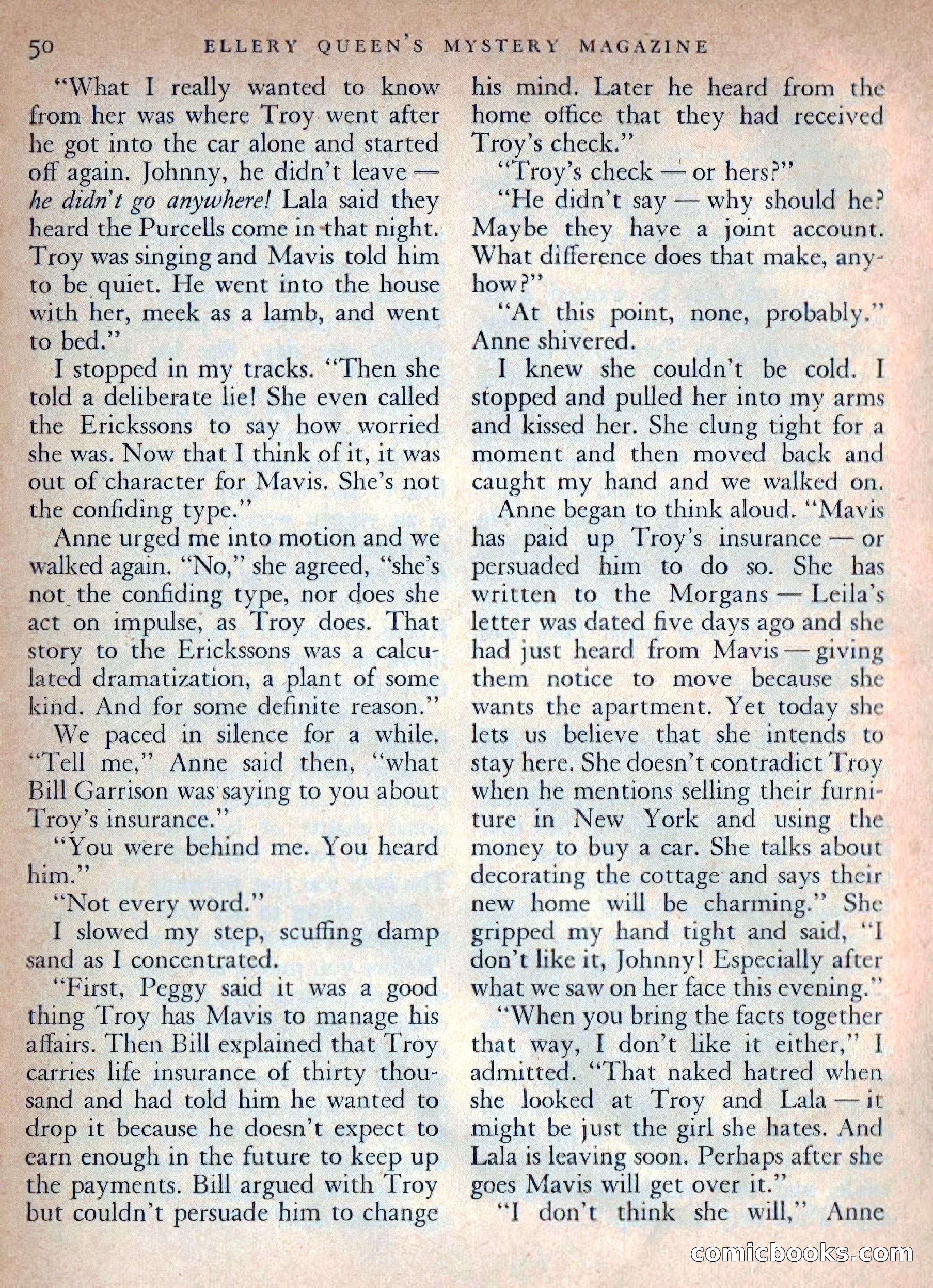 Ellery Queen's Mystery Magazine, October 1954 — page 53 of 149