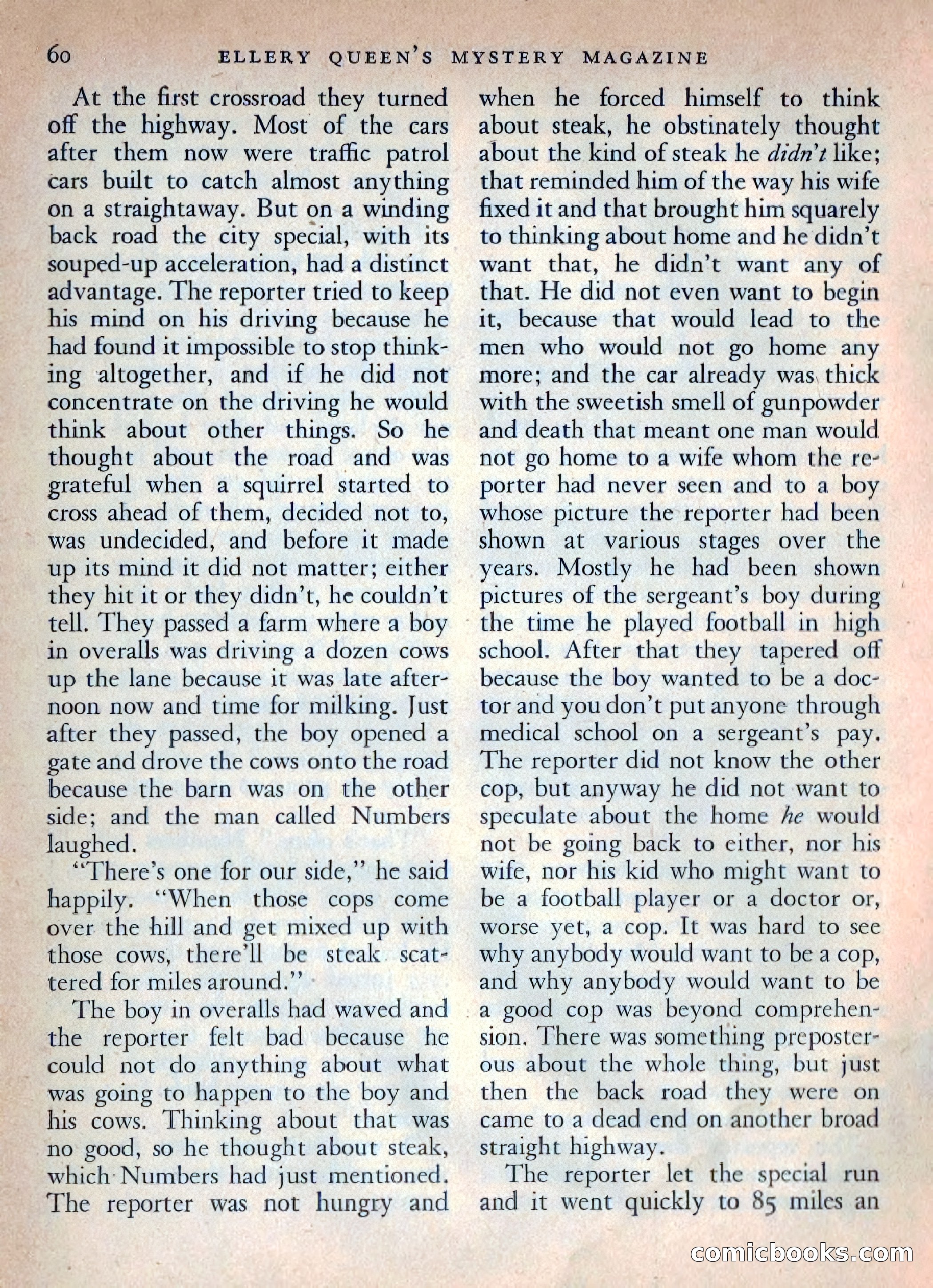 Ellery Queen's Mystery Magazine, October 1954 — page 63 of 149