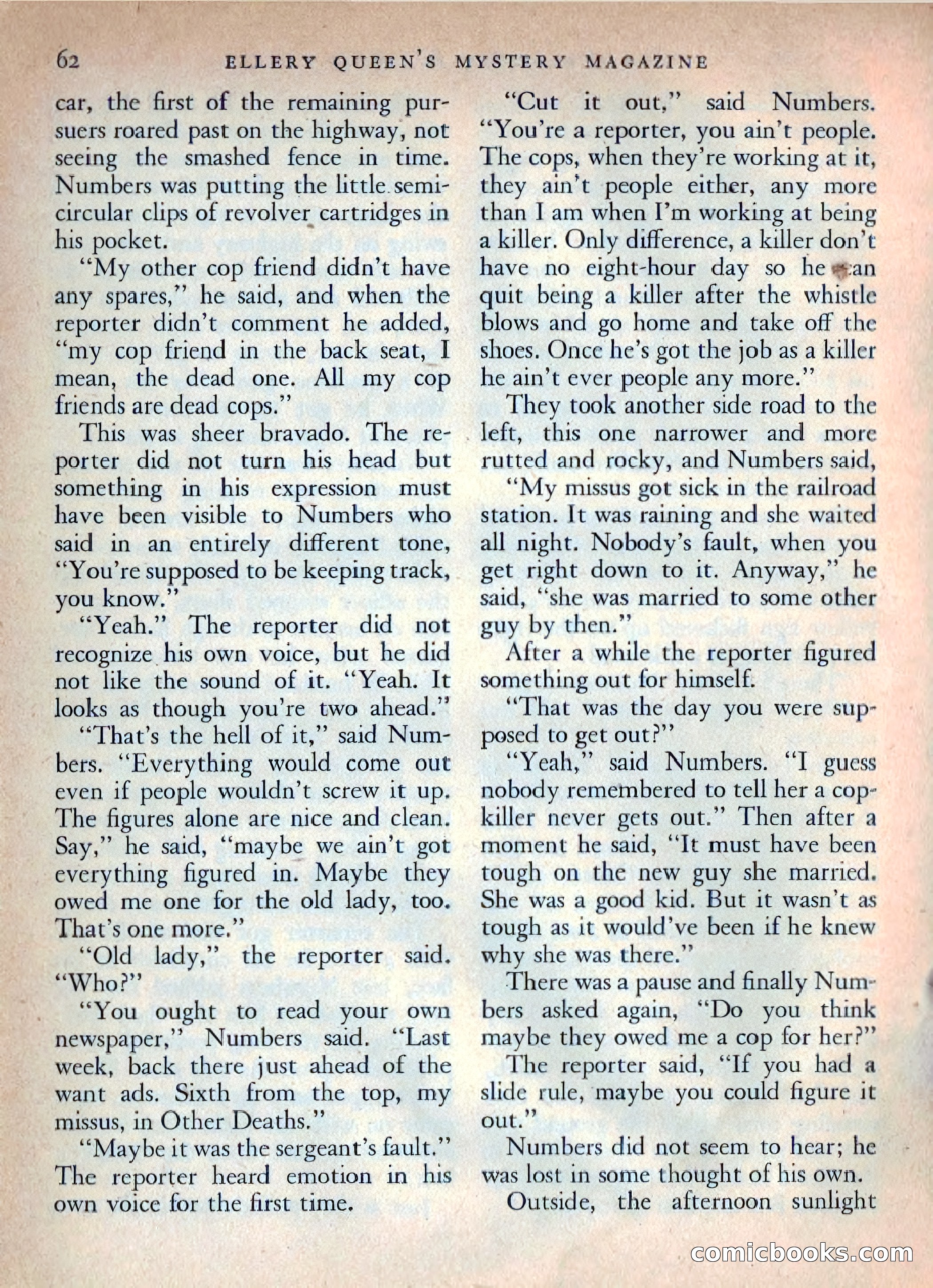 Ellery Queen's Mystery Magazine, October 1954 — page 65 of 149