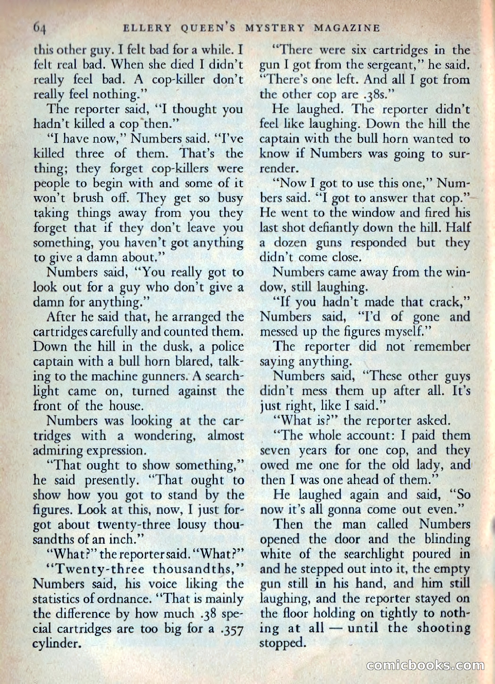 Ellery Queen's Mystery Magazine, October 1954 — page 67 of 149