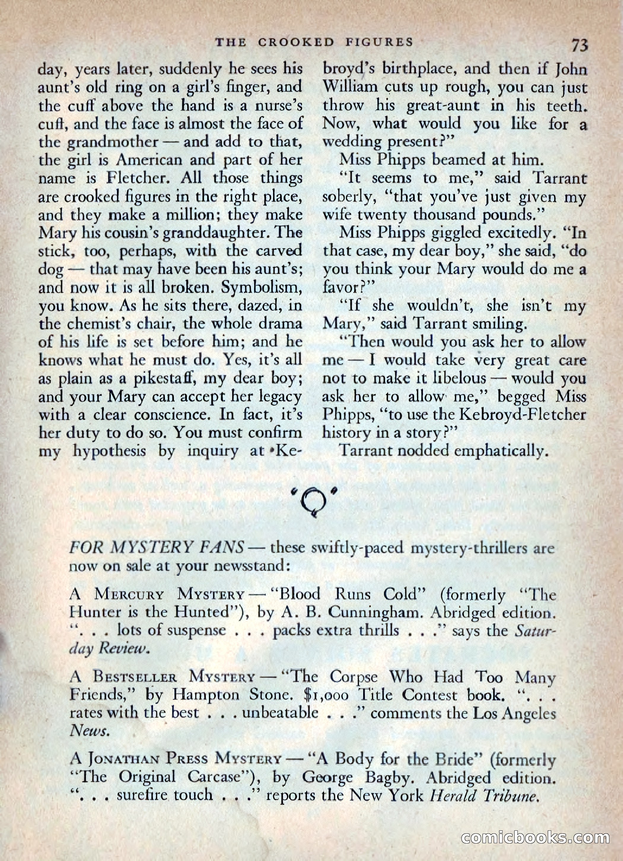 Ellery Queen's Mystery Magazine, October 1954 — page 76 of 149