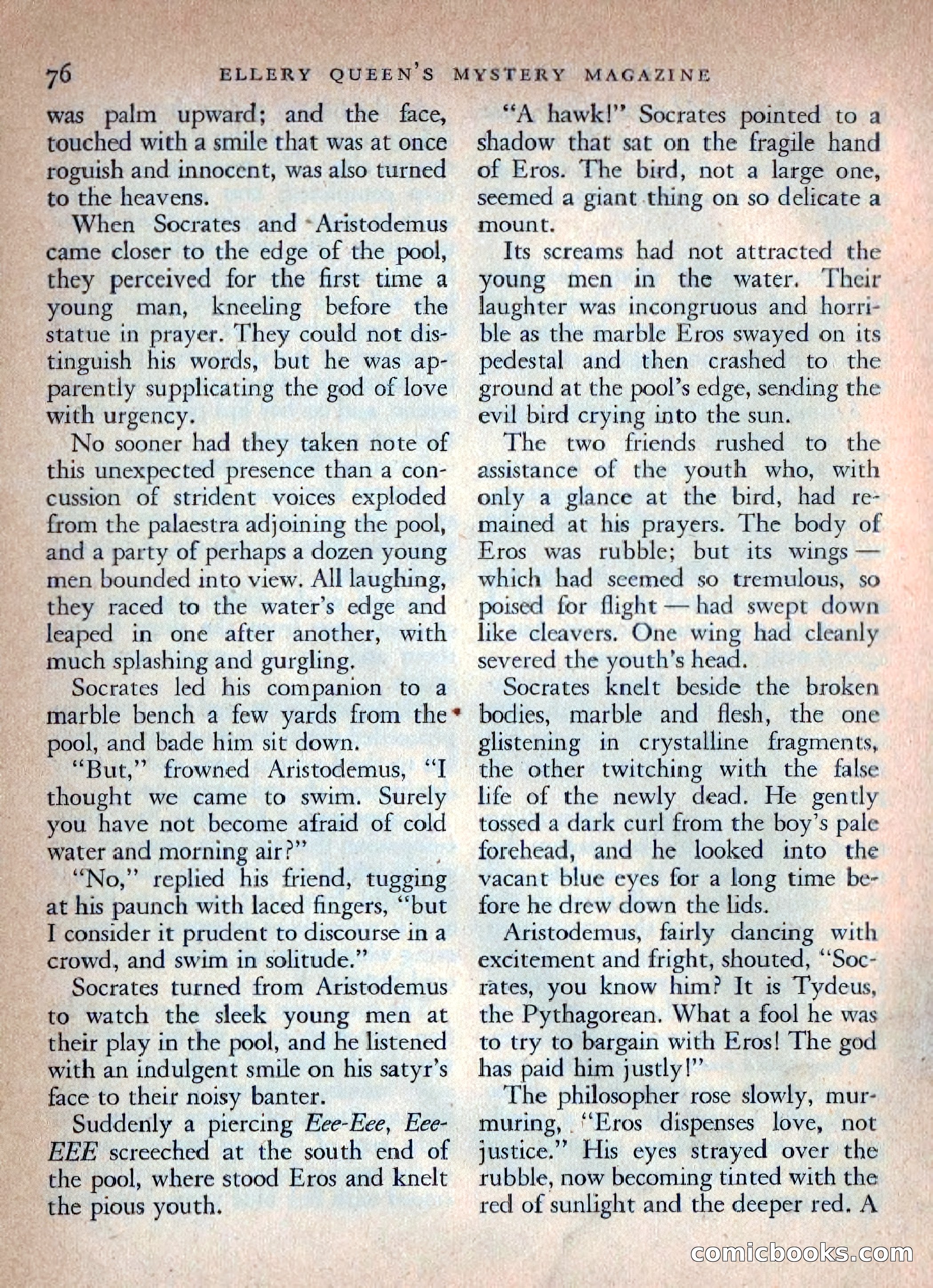 Ellery Queen's Mystery Magazine, October 1954 — page 79 of 149