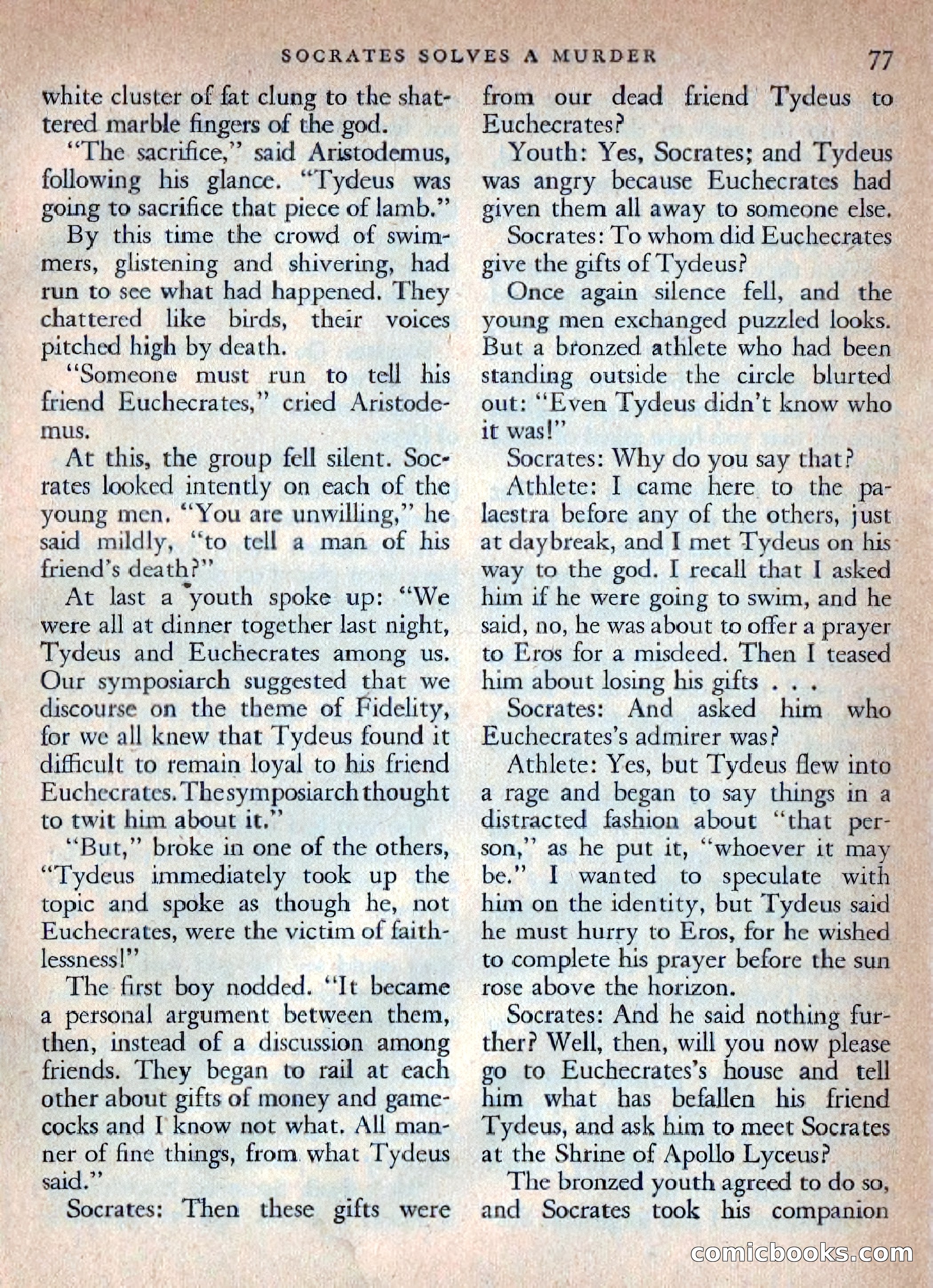 Ellery Queen's Mystery Magazine, October 1954 — page 80 of 149