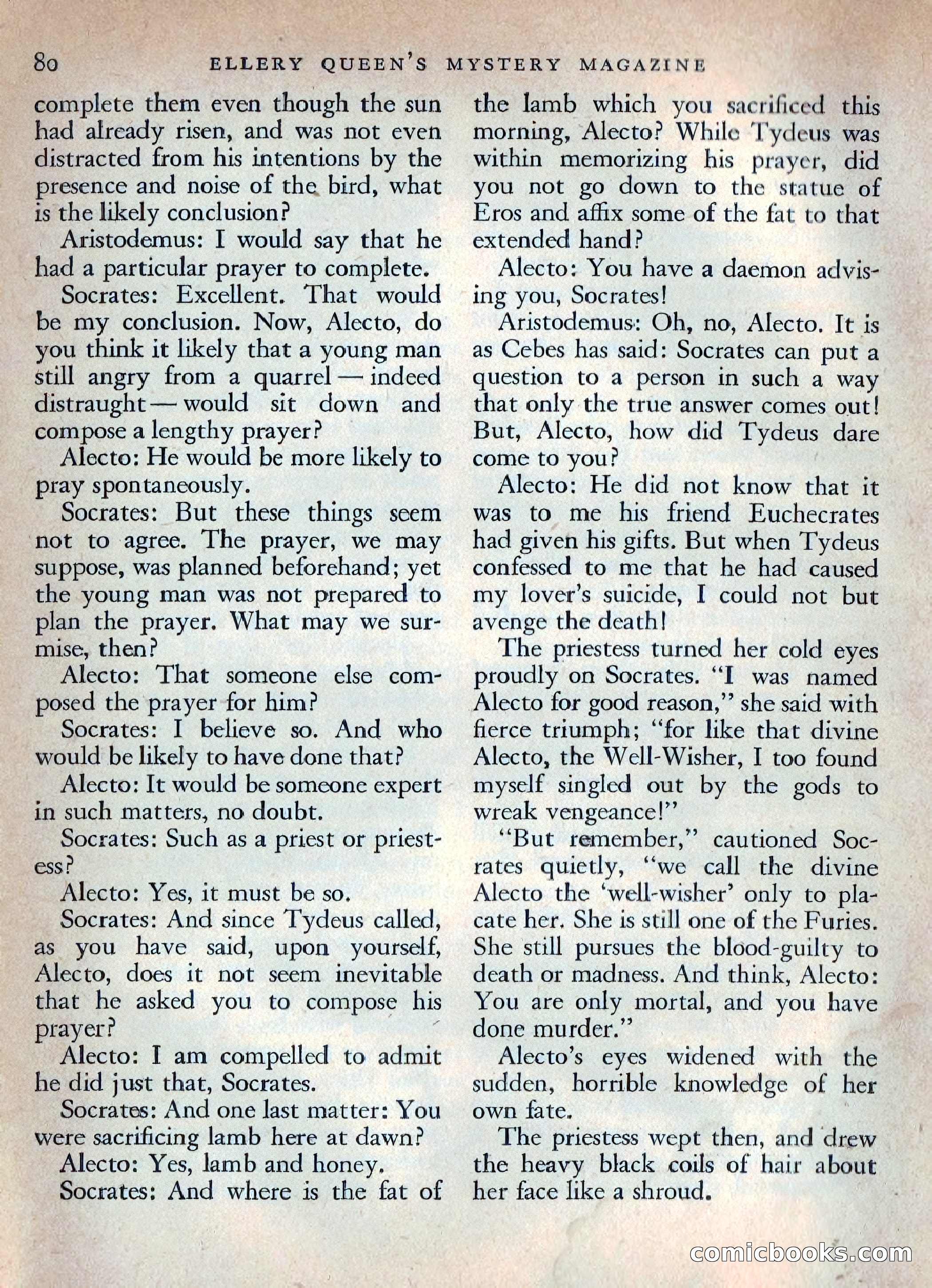 Ellery Queen's Mystery Magazine, October 1954 — page 83 of 149