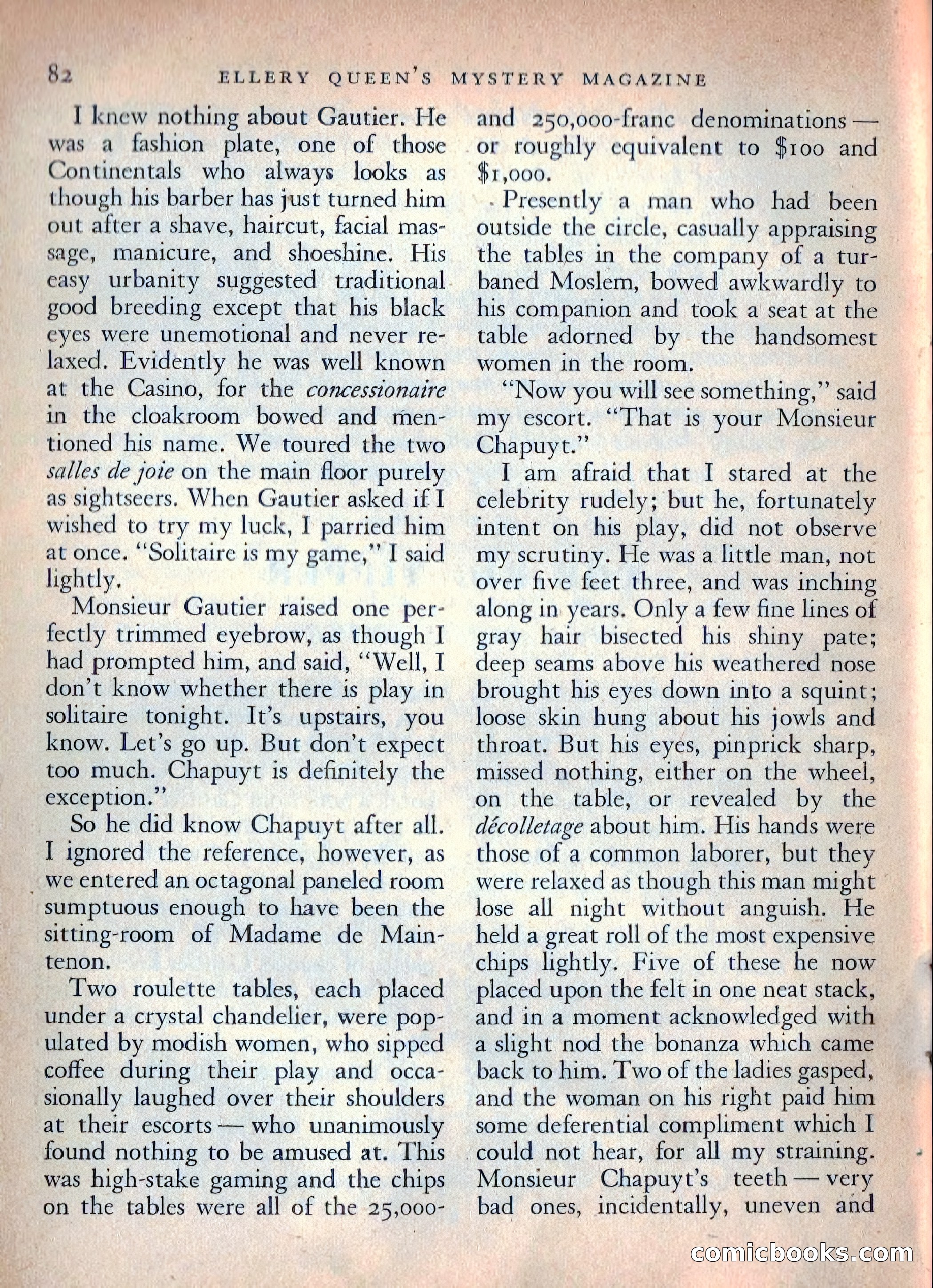 Ellery Queen's Mystery Magazine, October 1954 — page 85 of 149