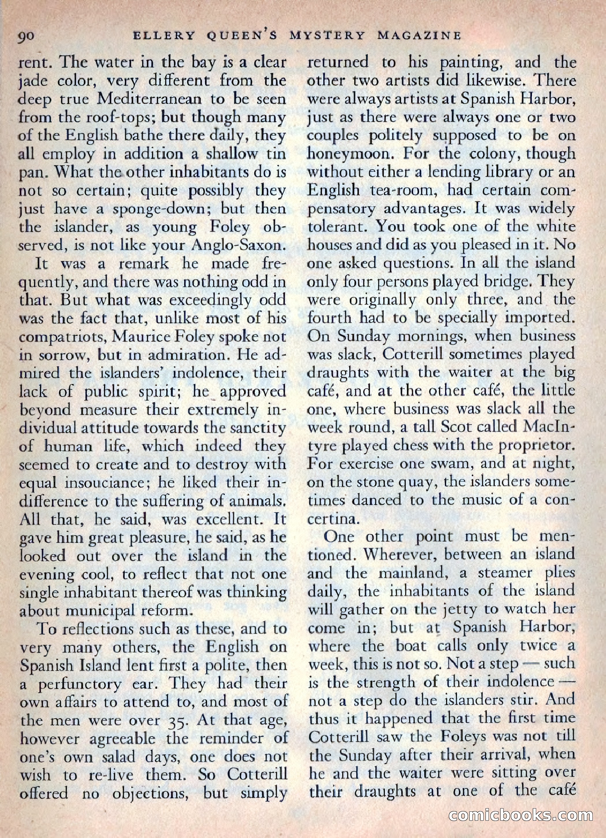 Ellery Queen's Mystery Magazine, October 1954 — page 93 of 149