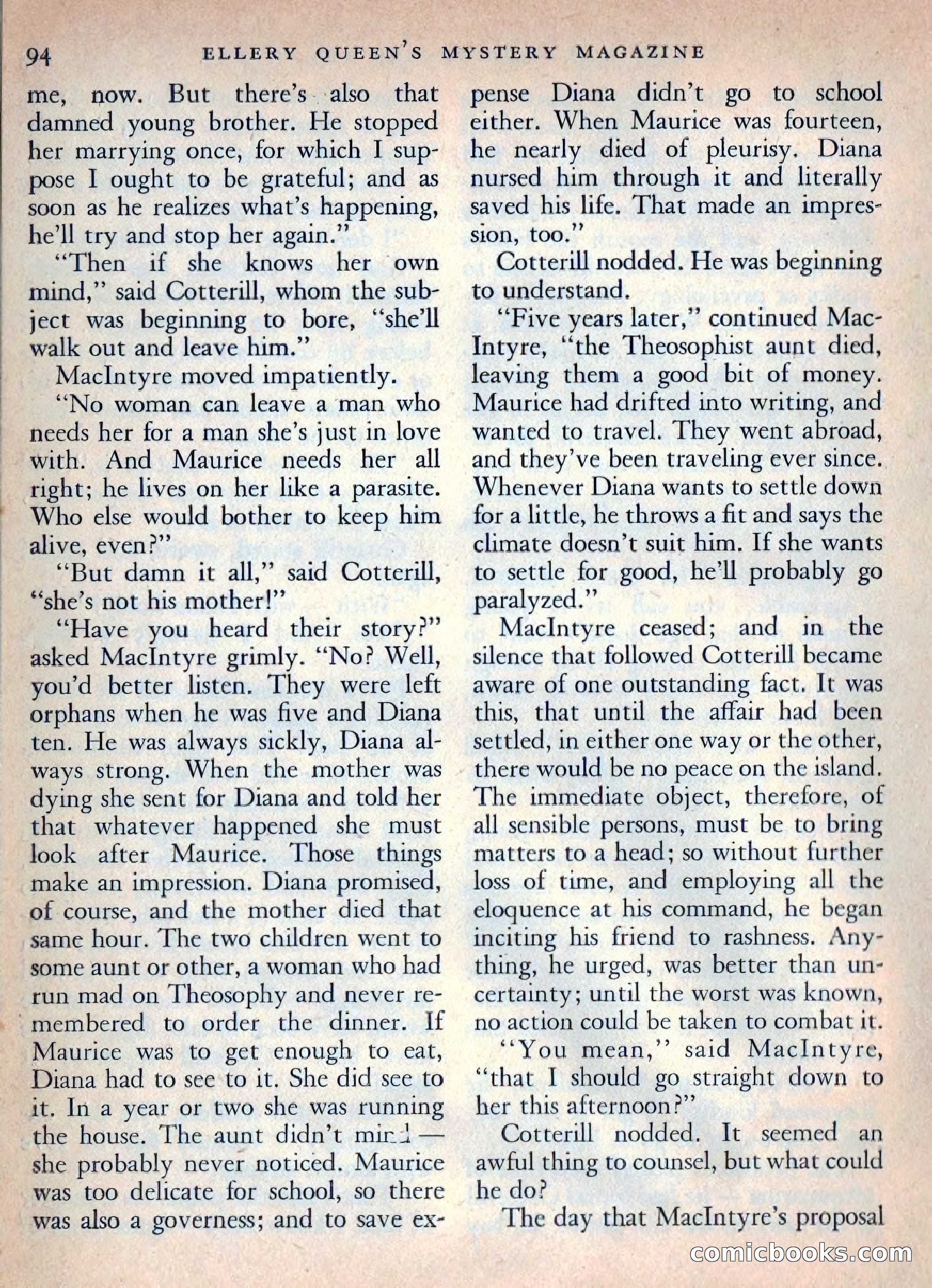 Ellery Queen's Mystery Magazine, October 1954 — page 97 of 149