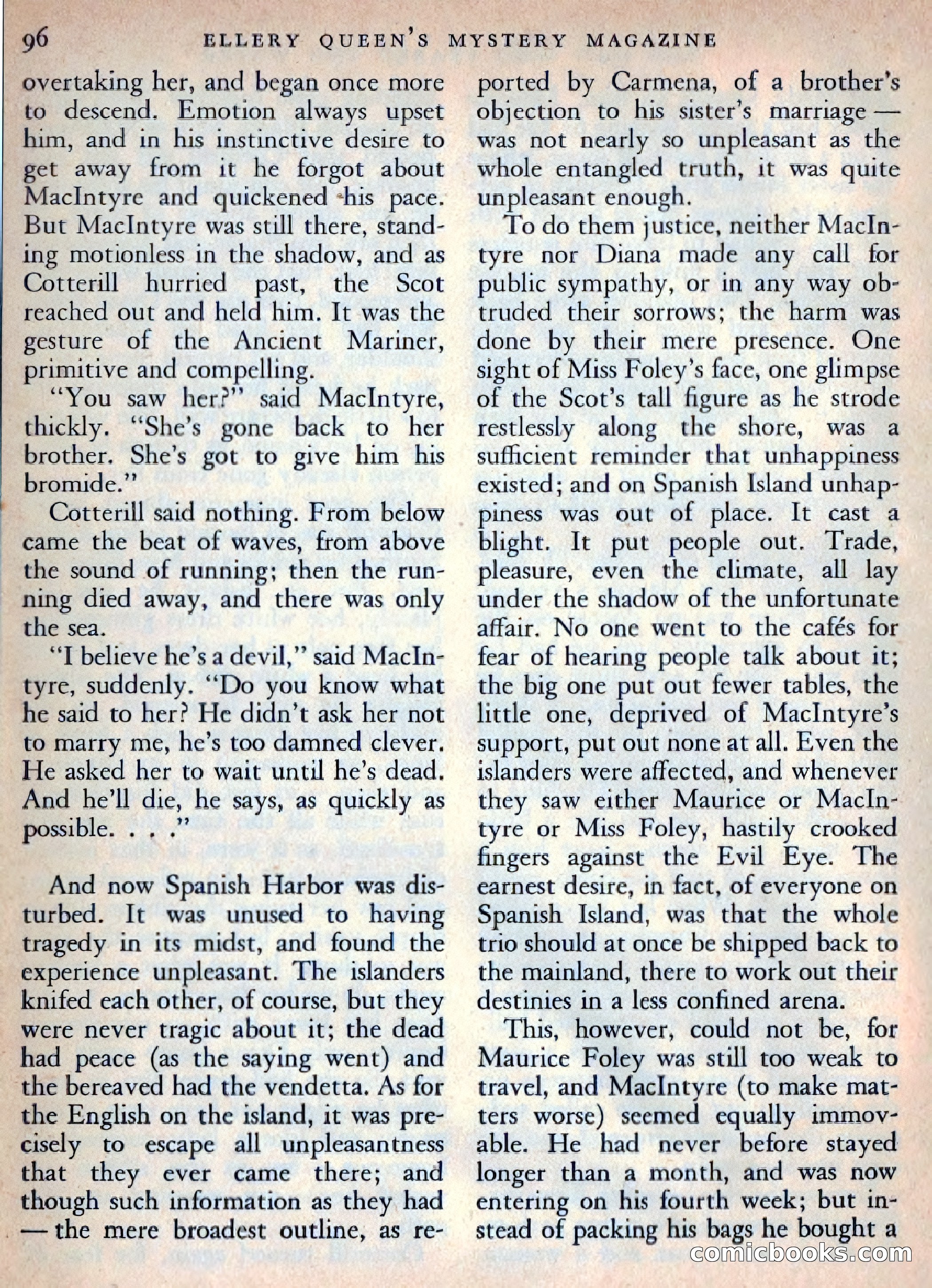 Ellery Queen's Mystery Magazine, October 1954 — page 99 of 149